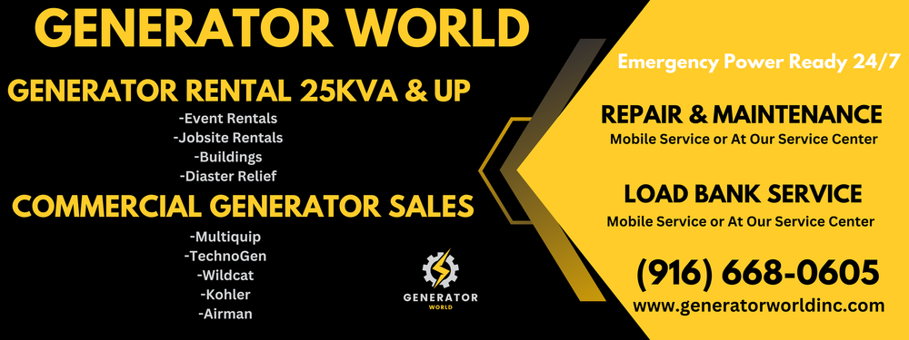 Industrial & Commercial Power Diesel Generator Rental | Industrial ...