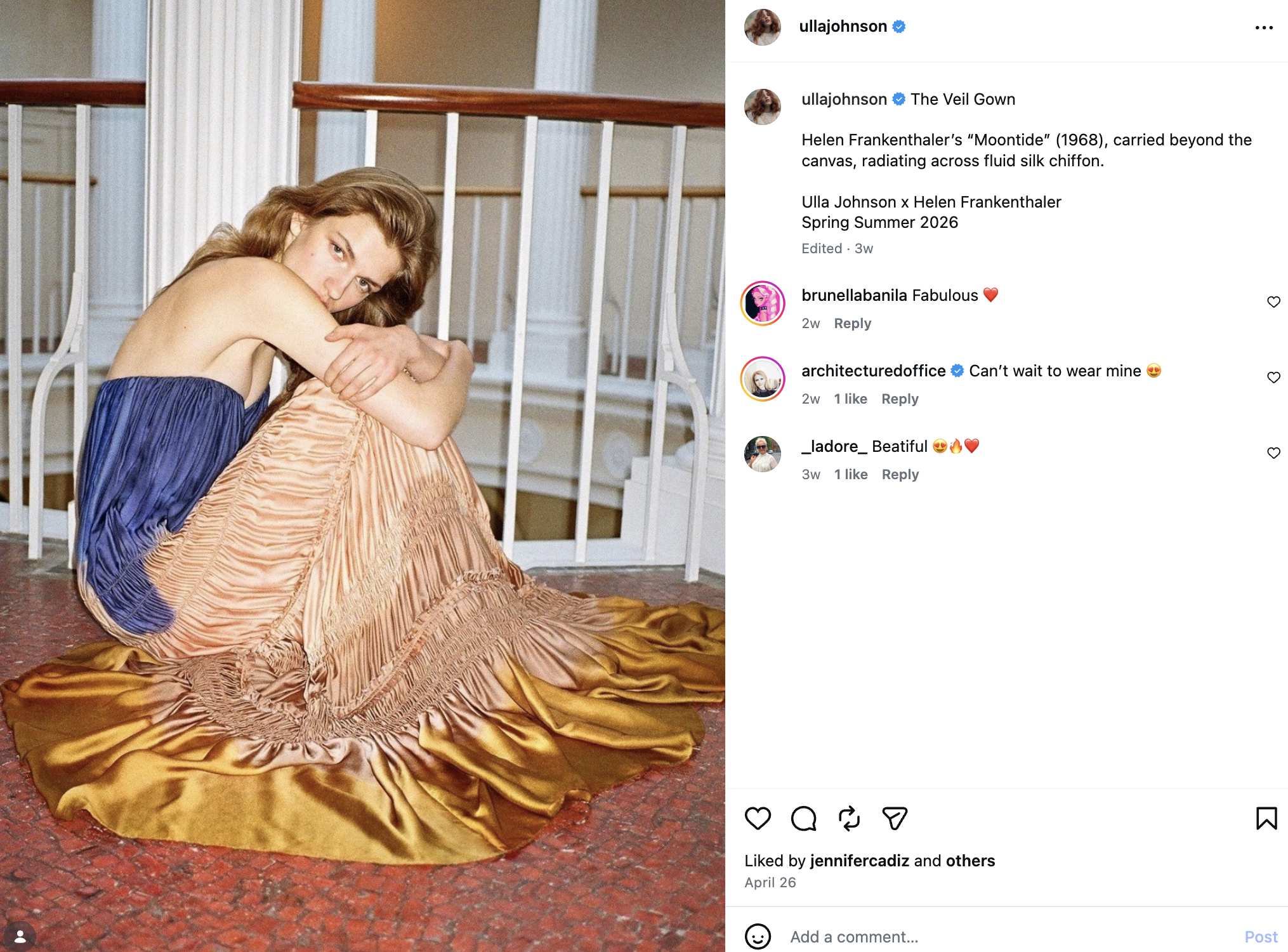 Instagram, Veil Gown 