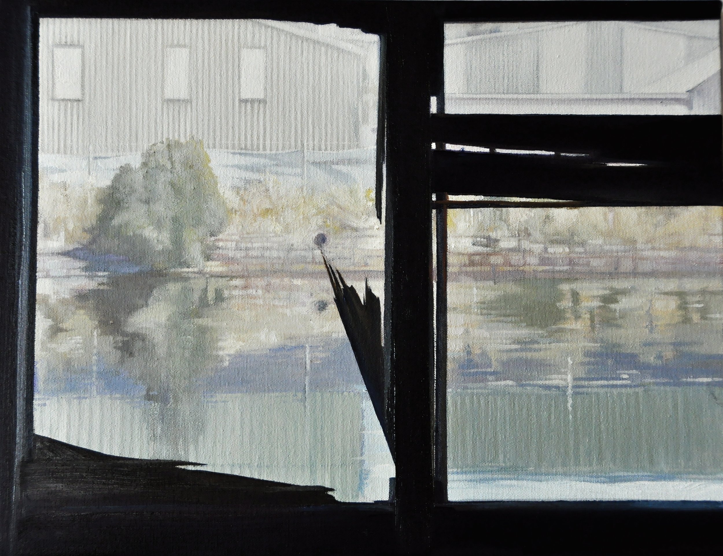 Room with a View, oil on canvas, 37 x 29