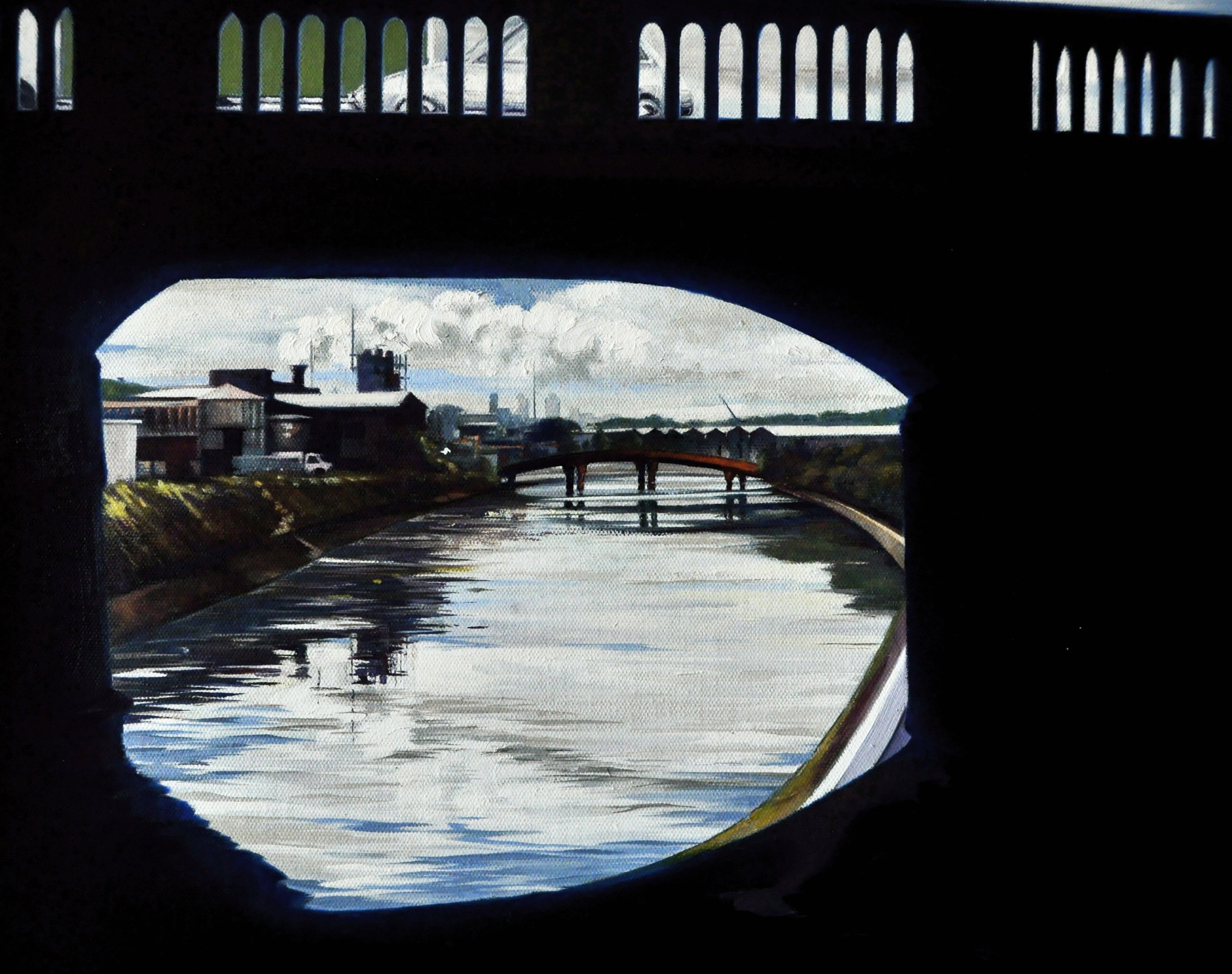 The Grand Canal, oil on canvas 42 x 52