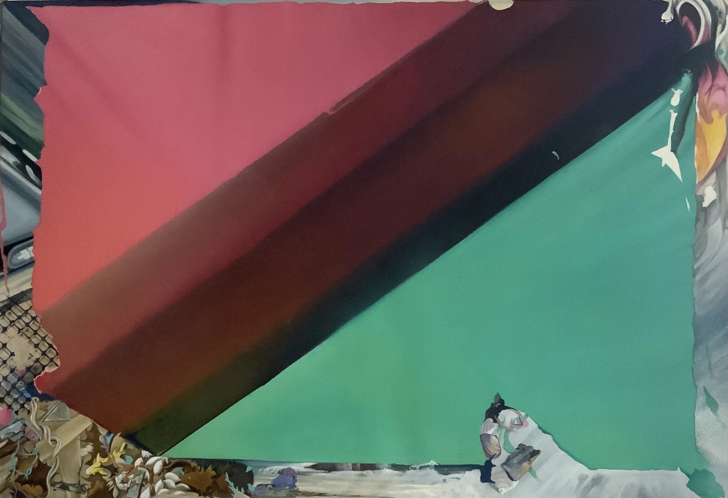 Social Cohesion 5, 76 cm x 110 cm. Oil on canvas