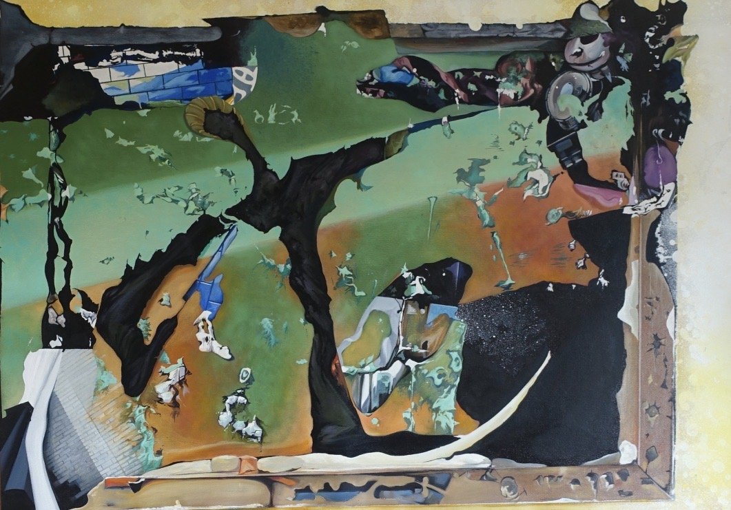 Social Cohesion 2, 76 cm x 110 cm. Oil on canvas