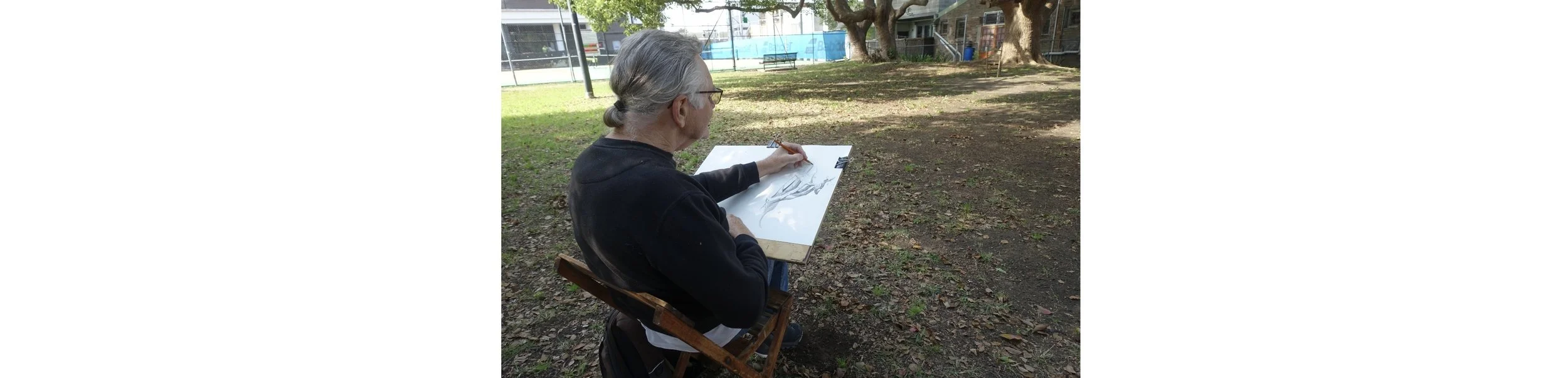                               Me drawing Wicks Park