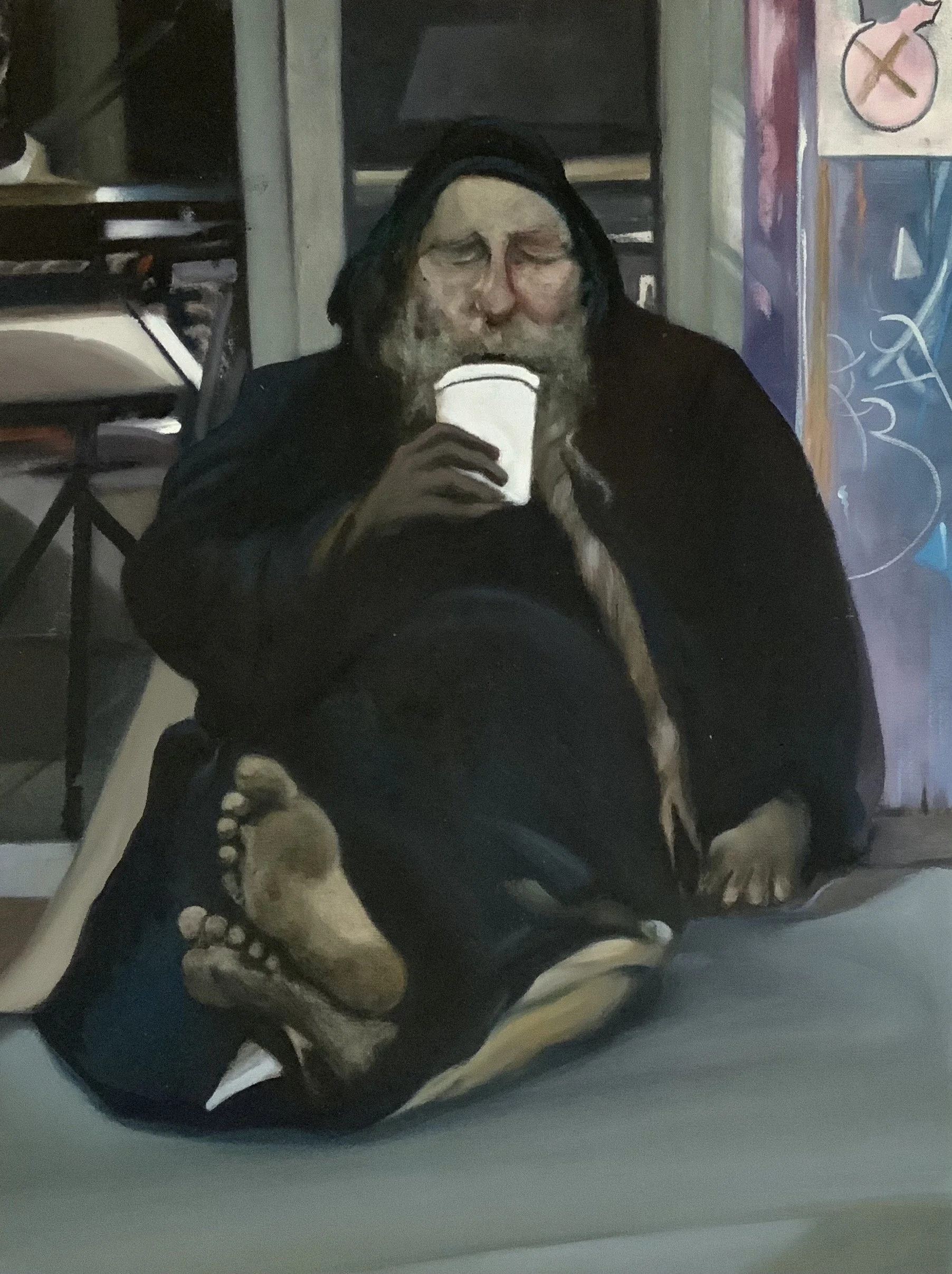 South King Street, Morning. 42cm x 30cm. Oil on canvas.