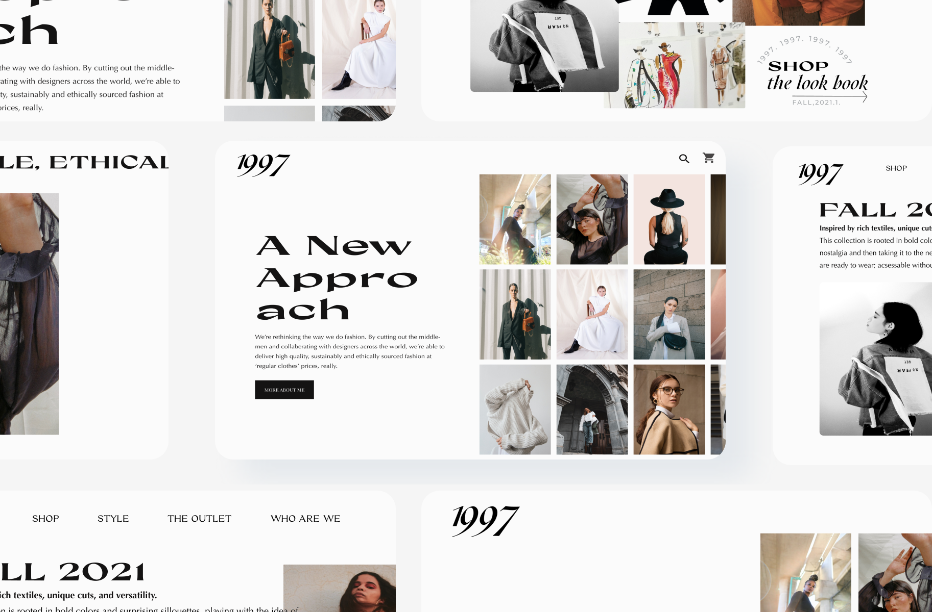 Creating a website to showcase a sustainable clothing brand's bold thinking. 