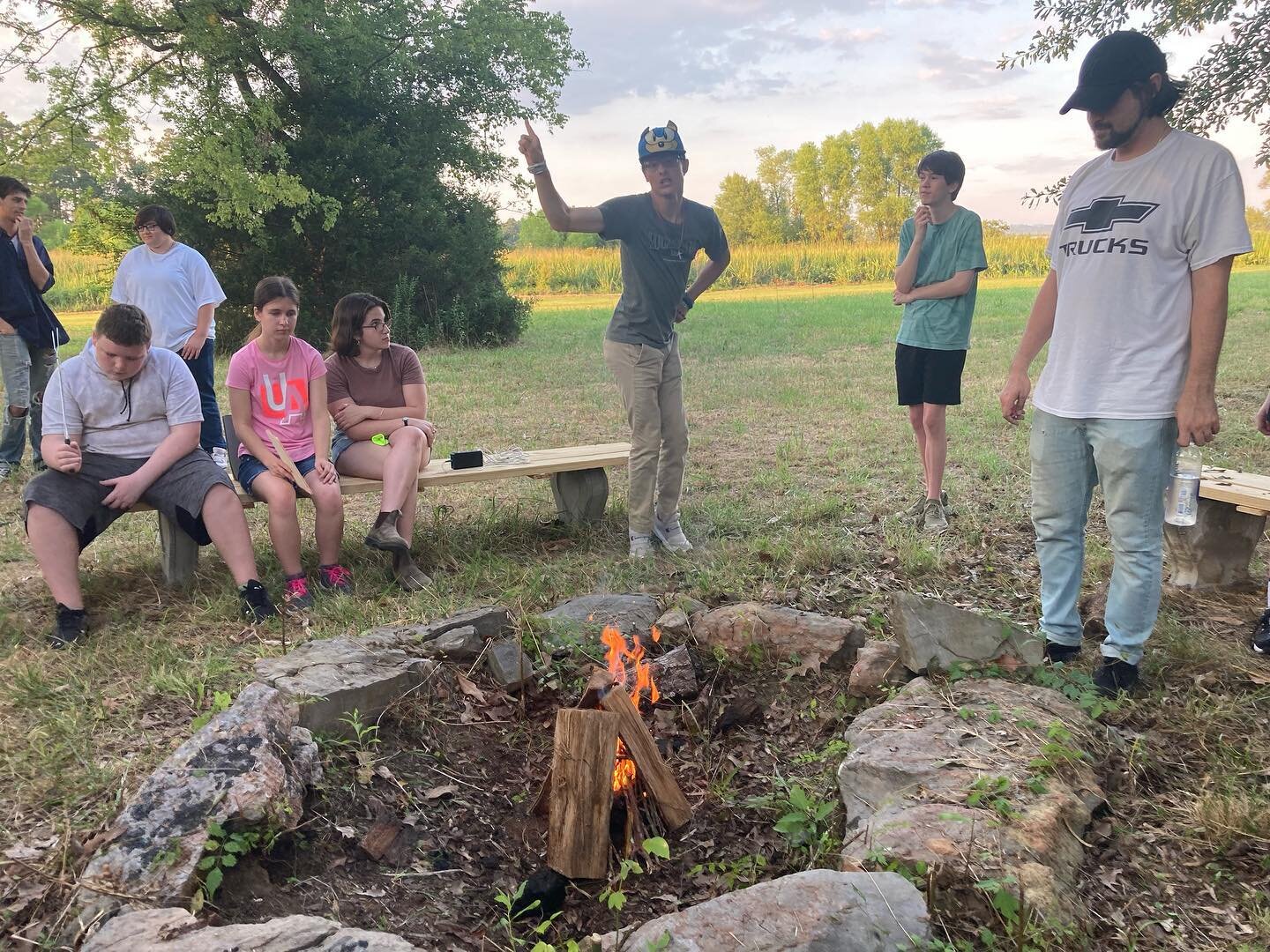 The last night of the first week is one to remember. It had a strong sense of nostalgia from previous years, and the making of new memories. The new campers enjoyed it as we did a few traditions from last year and added new ones on top of them. One t