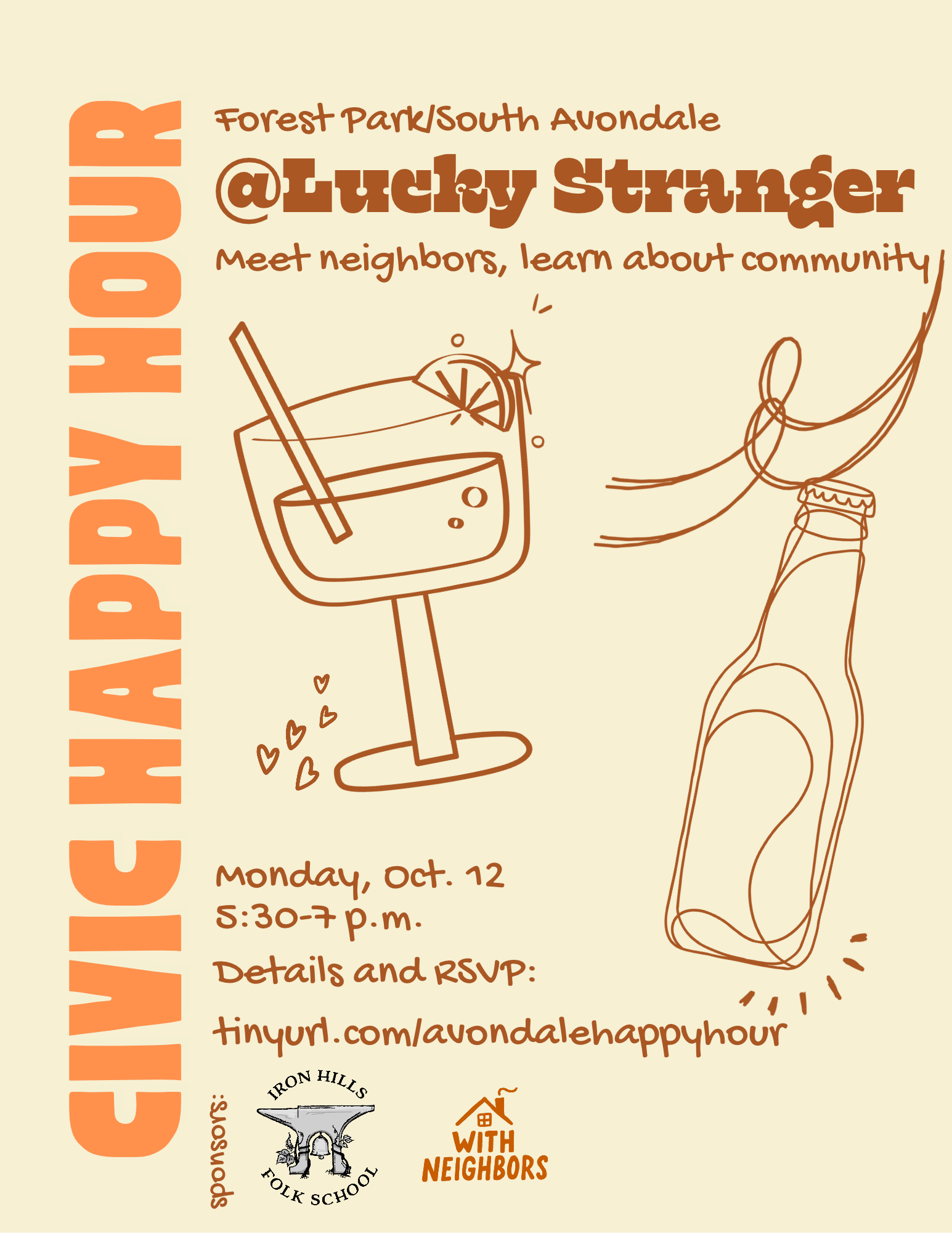 Civic Happy Hour at Lucky Stranger