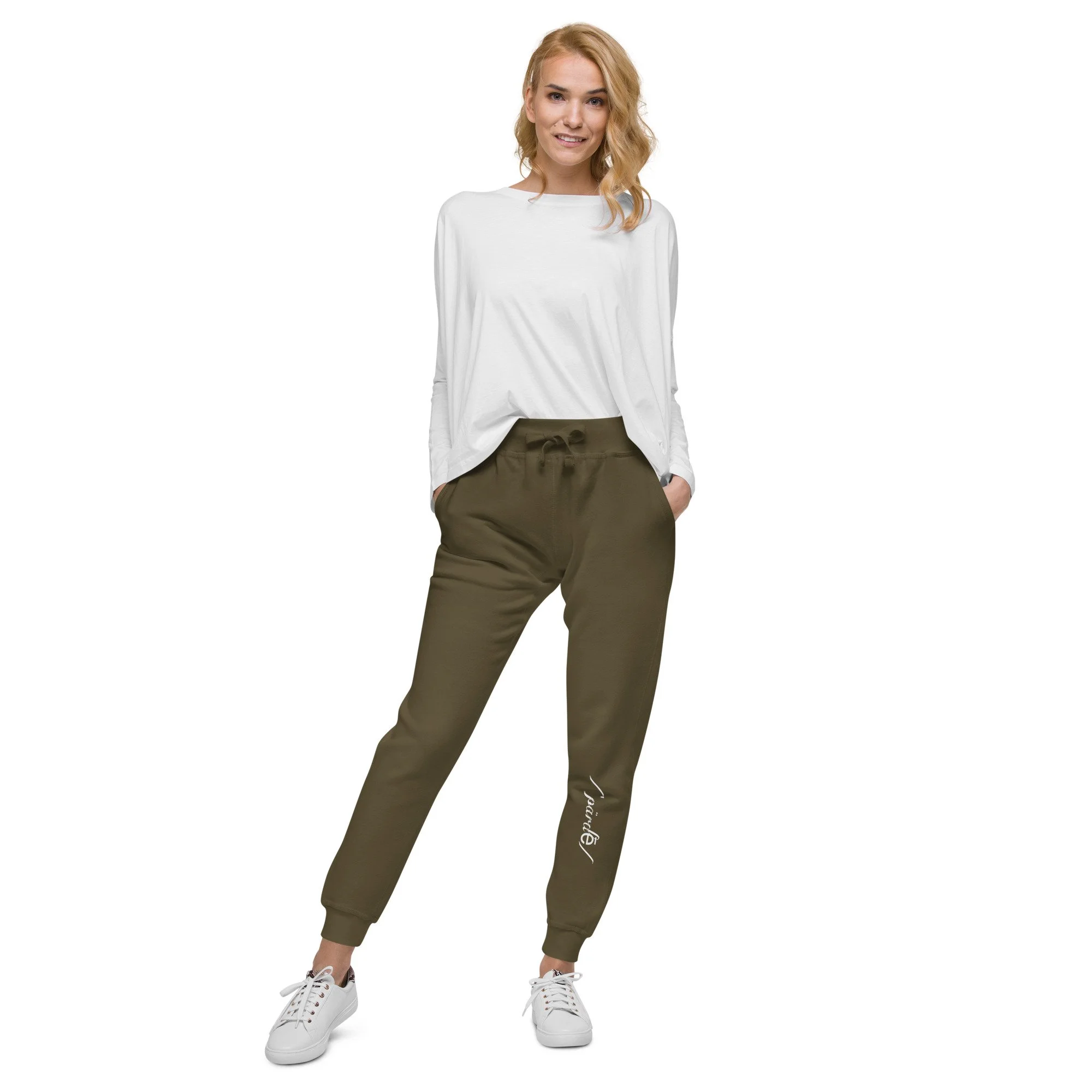 unisex-fleece-sweatpants-military-green-front-63c9d6b992e10.jpg