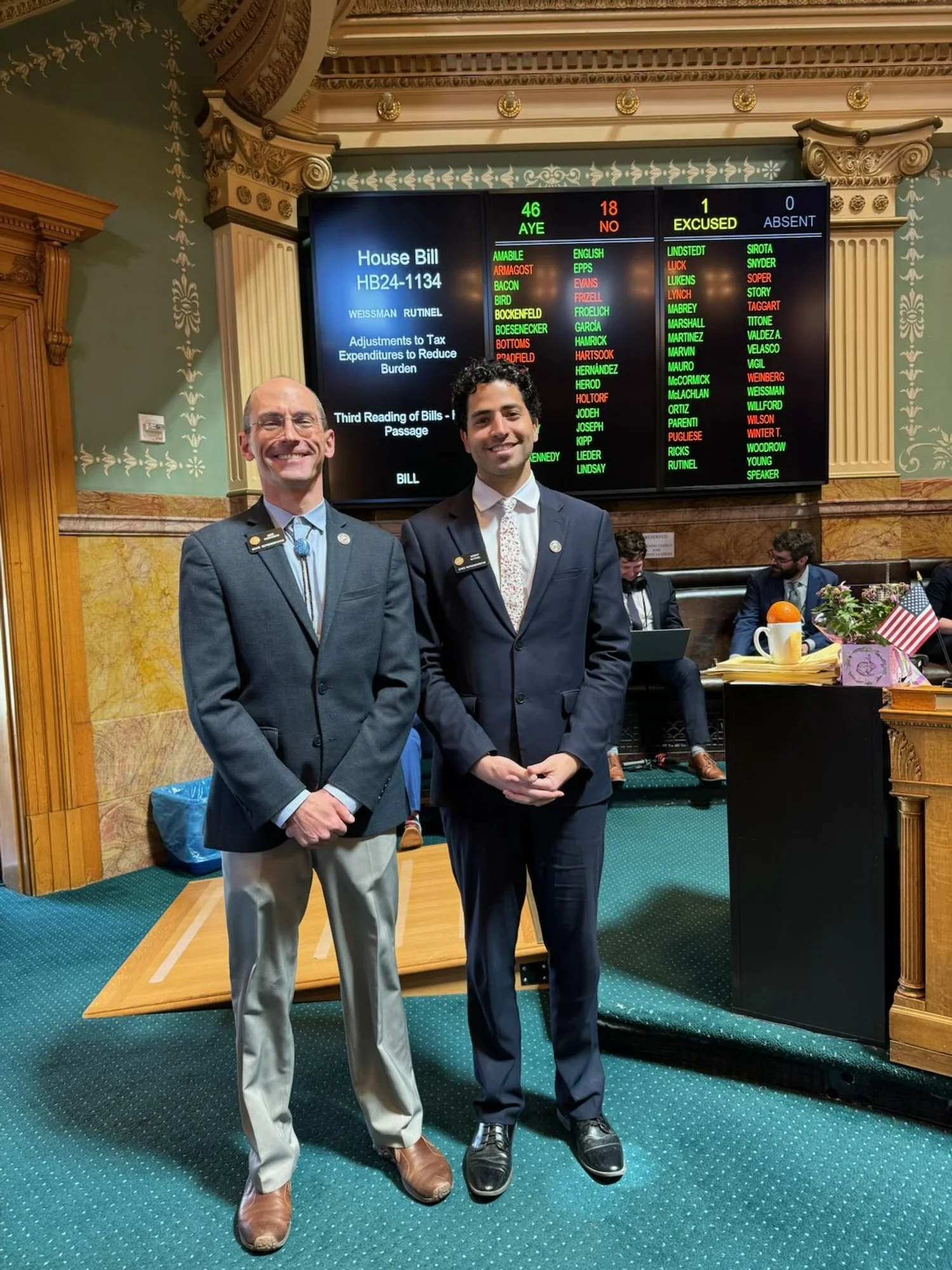 Mike Weissman at the Capitol