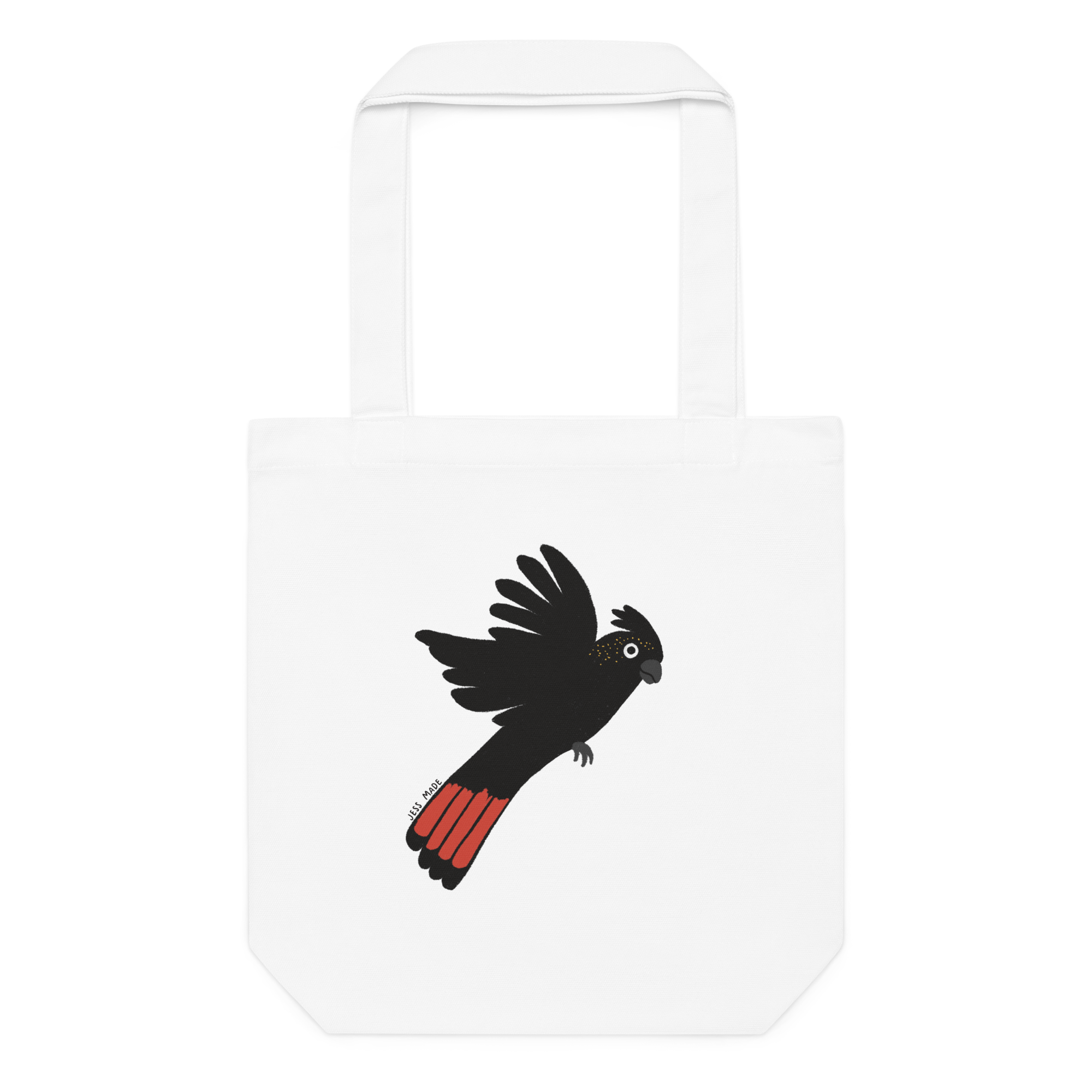Red Tailed Black Cockatoo Tote Bag