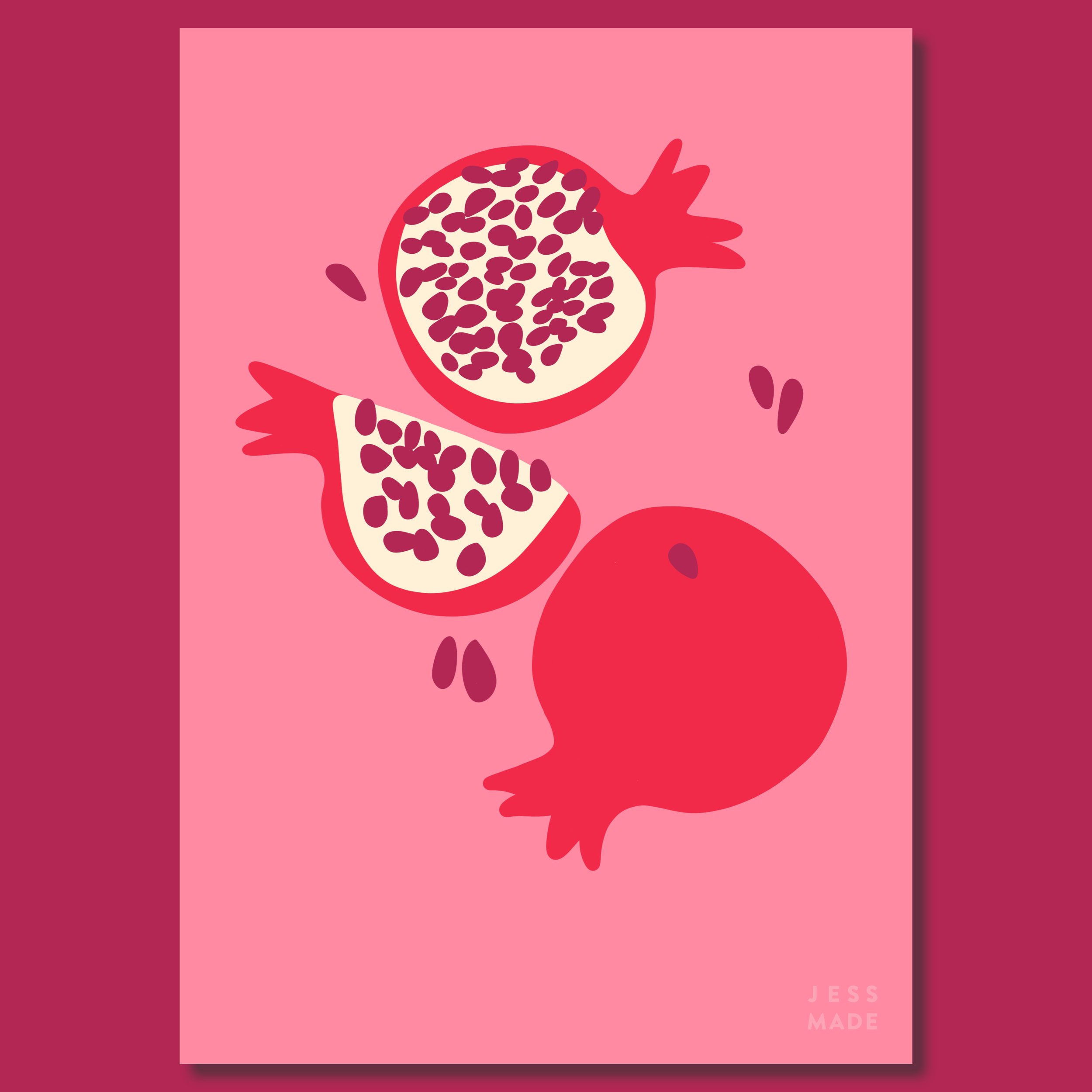 Pomegranate Print (Instant Download)