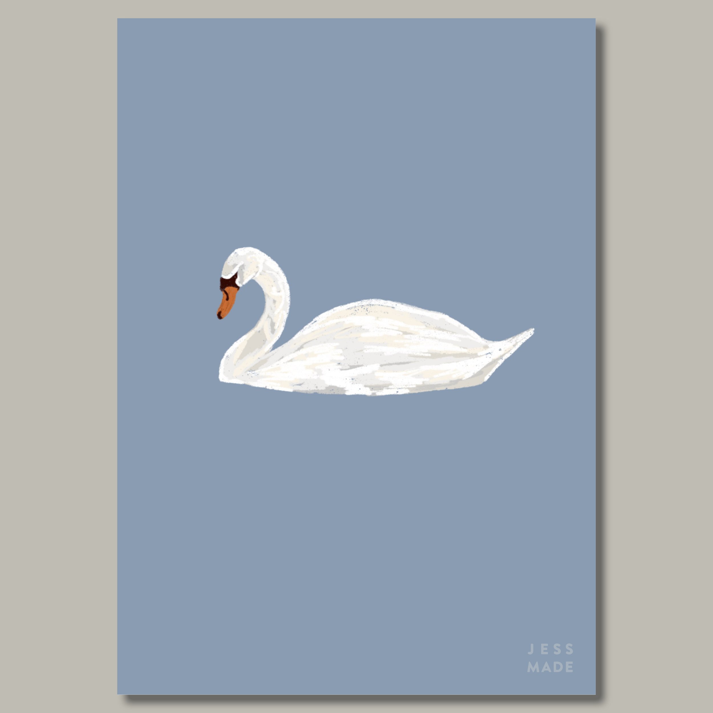 Swan Poster (Instant Download)