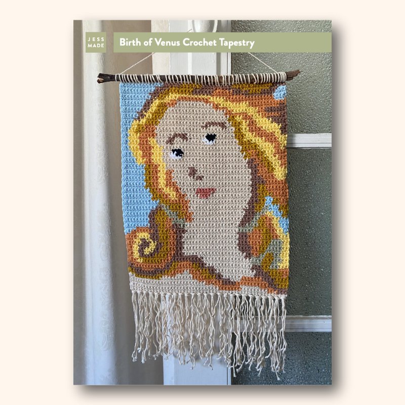 Birth of Venus Crochet Tapestry Pattern