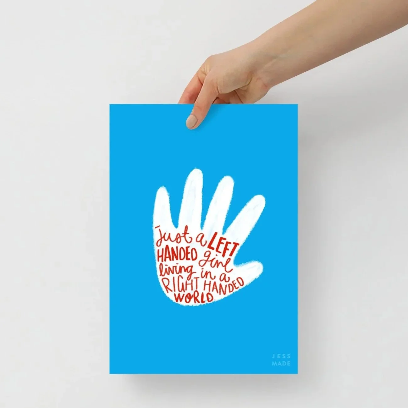Left Handed Girl Poster