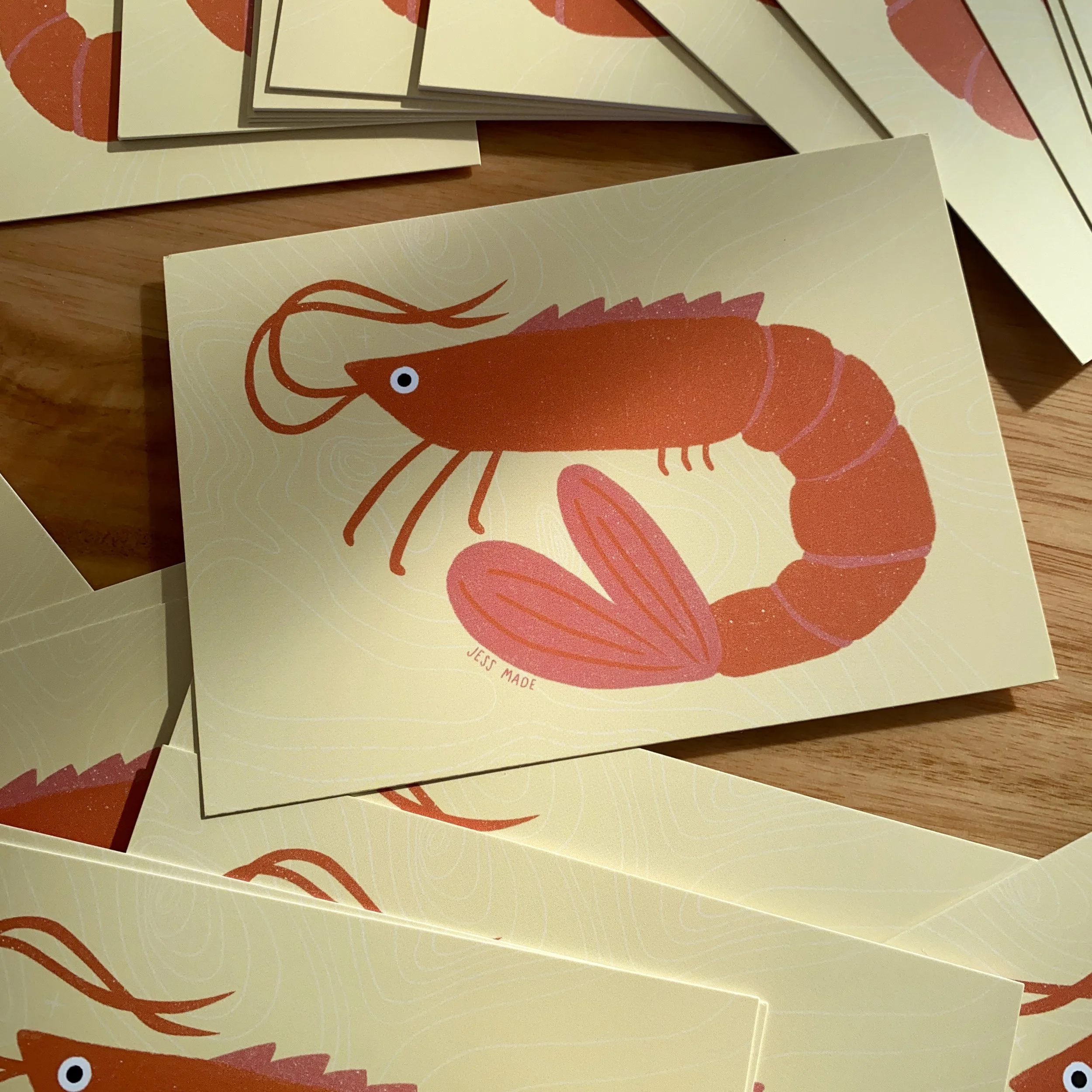 Pippa Prawn Postcard