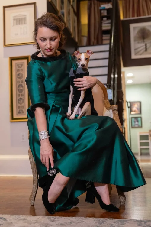 shades of green mother of the bride dresses Eva Size 3XL 5222 Hunter Green Mother of Bride Dress main image 0