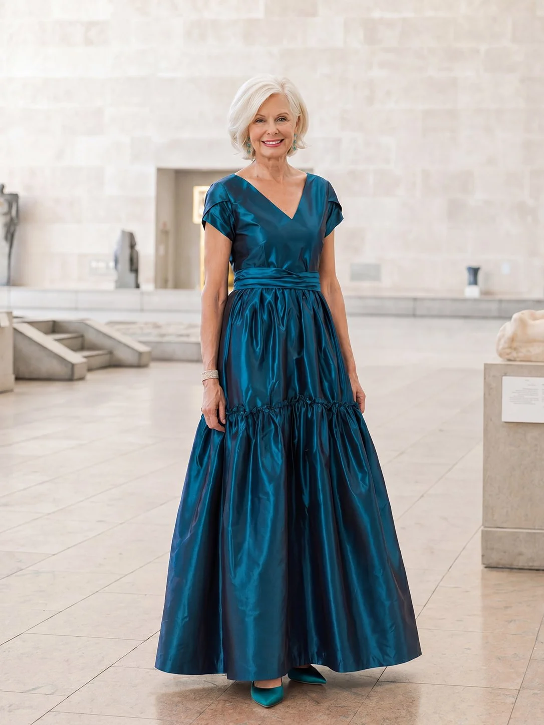 Style MD-845 V-Neck Hoyt Dress