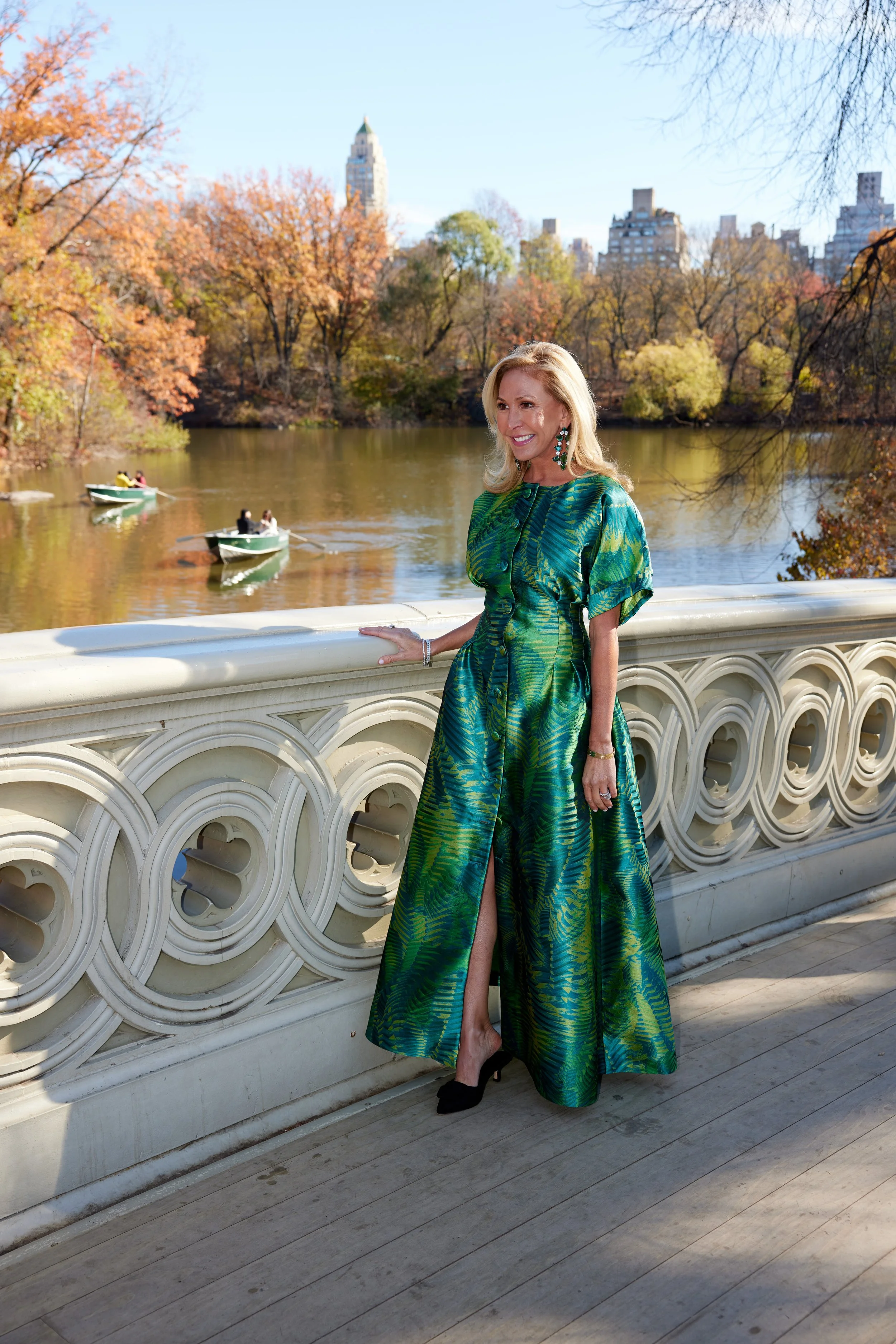 MD-70B Cara Dress in Green Italian Brocade $2,750.jpg