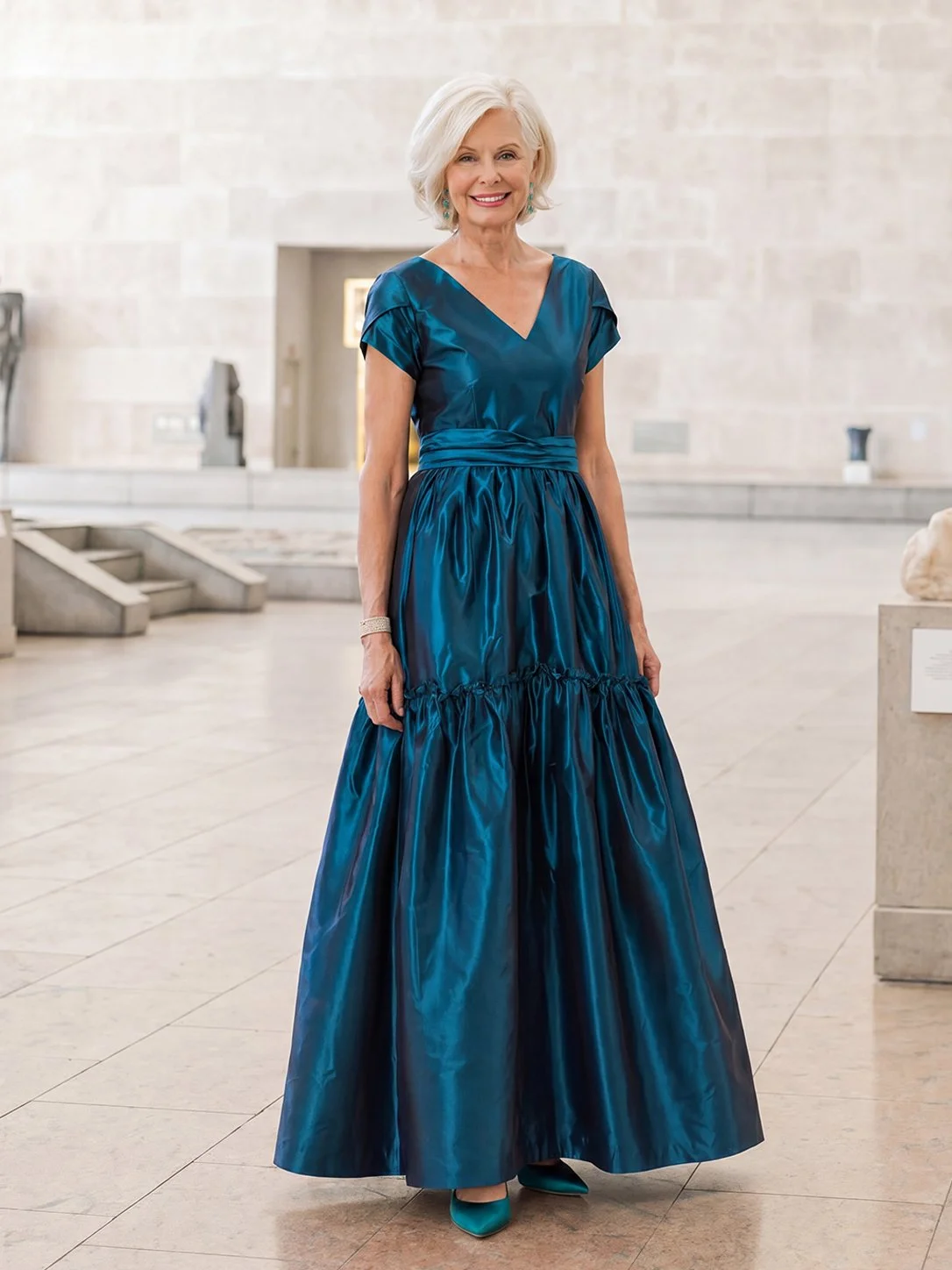 Style MD-845 V-Neck Hoyt Dress