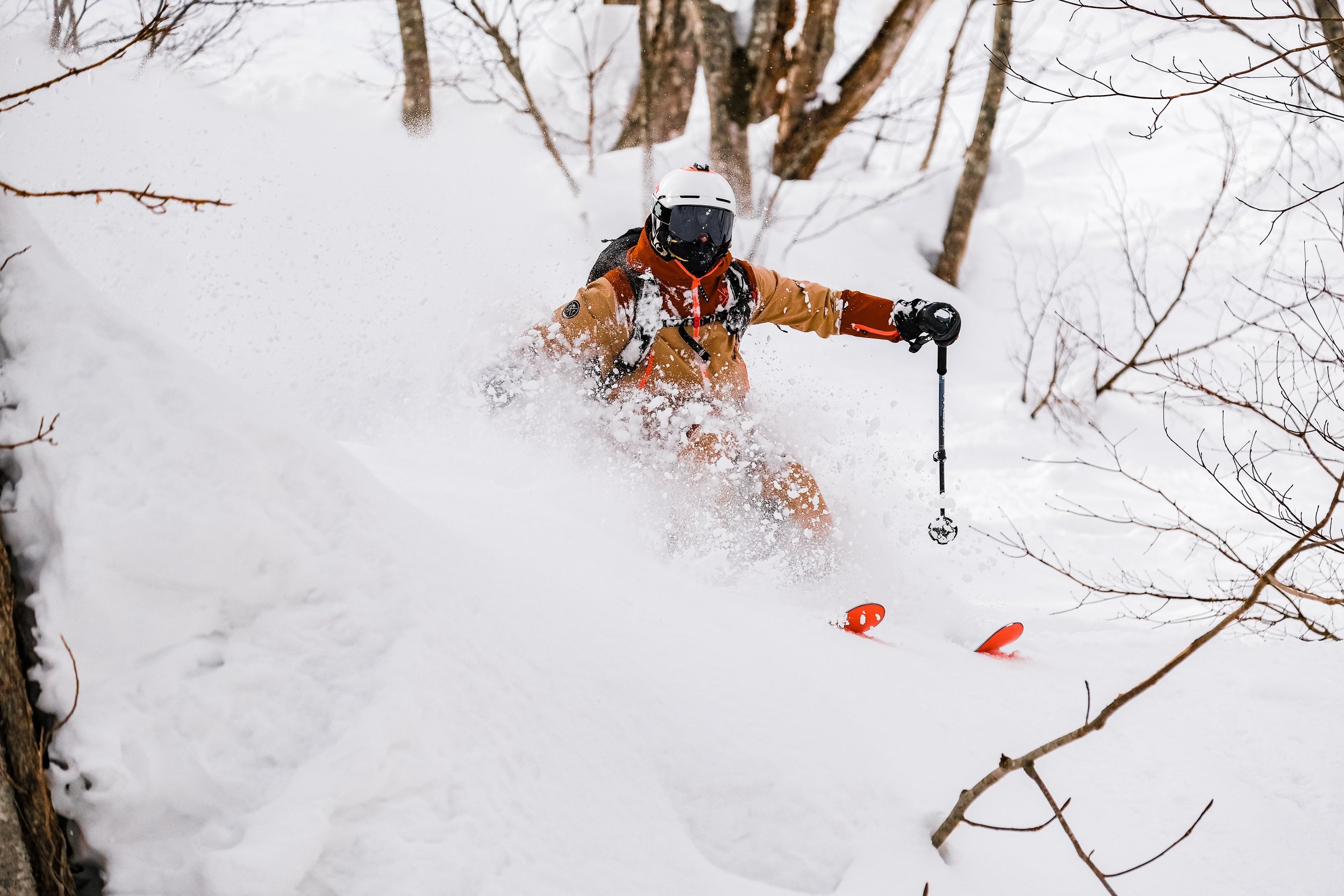 Asahidake is a live volcano…with the best snow in Japan