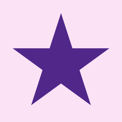 Purple star on a pink background