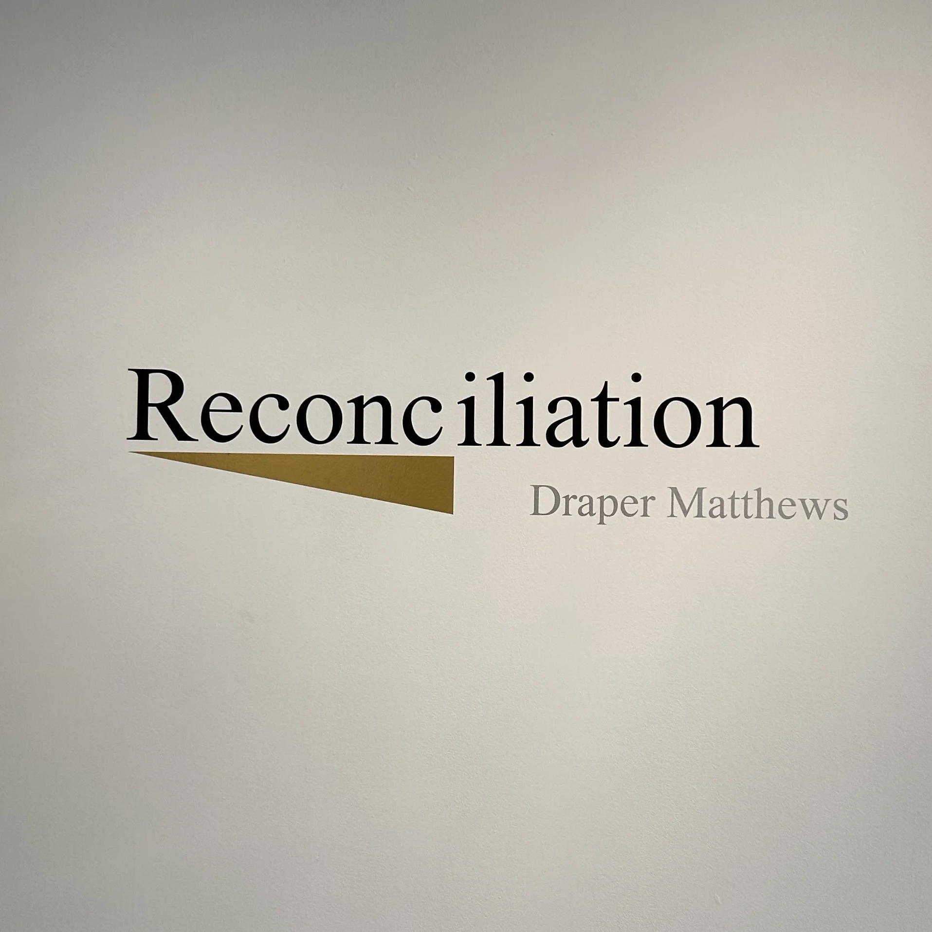 Reconciliation