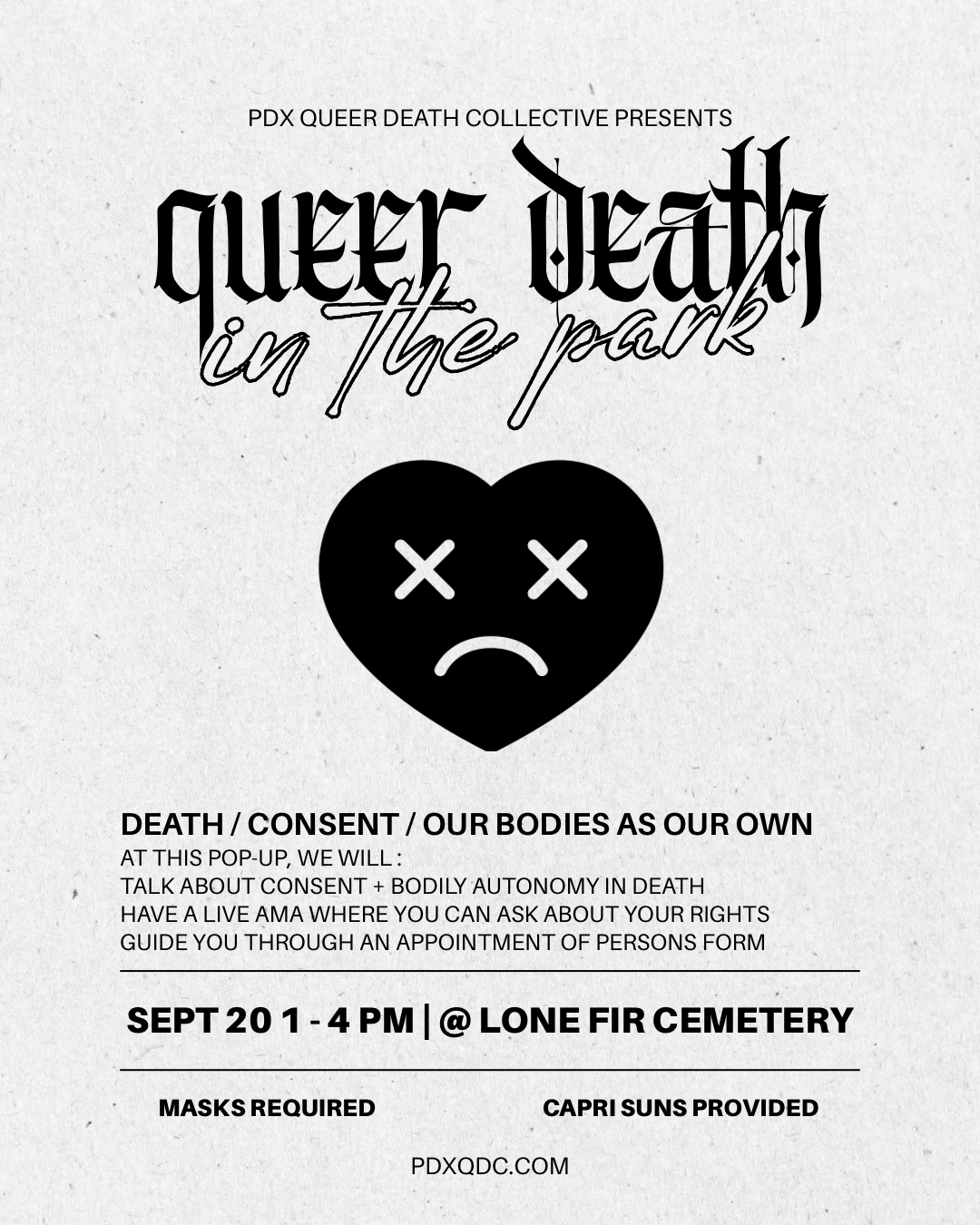 Queer death in the park