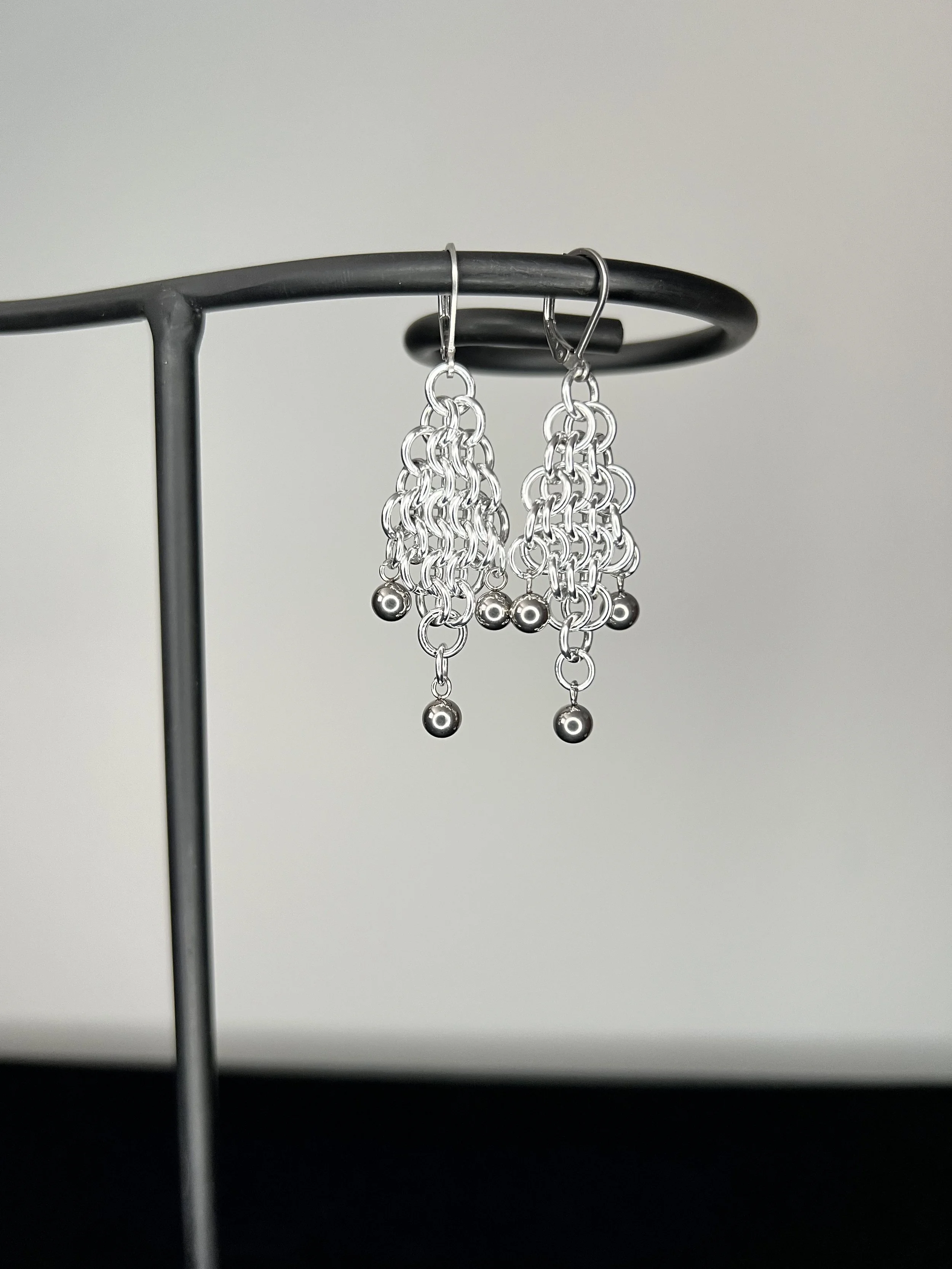 Small Triangle Earrings