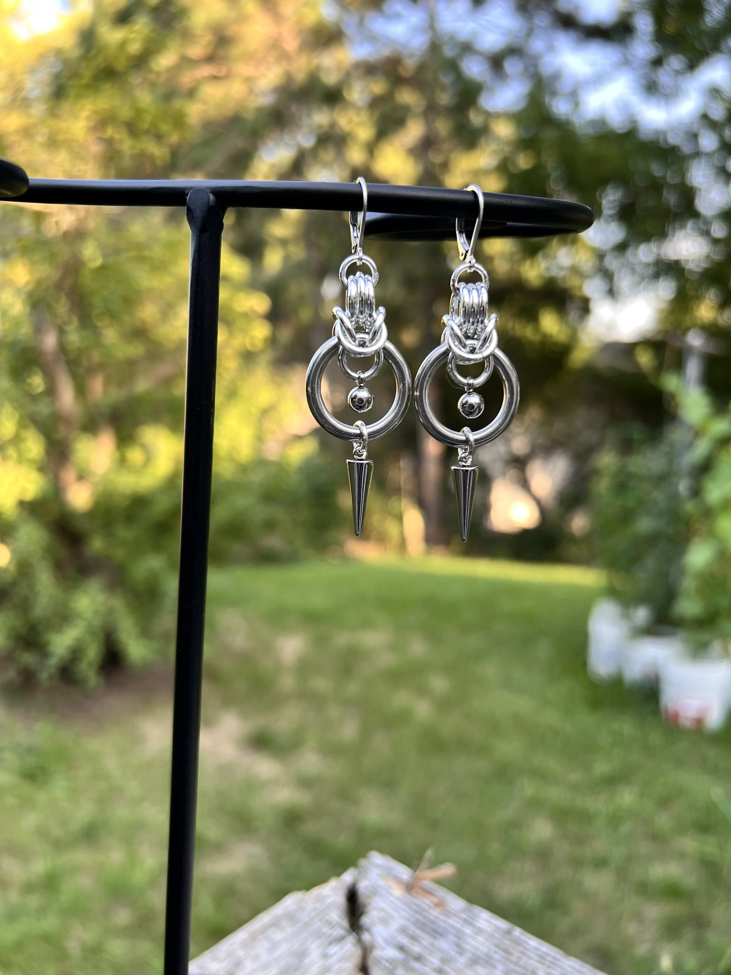 O Drop Earrings