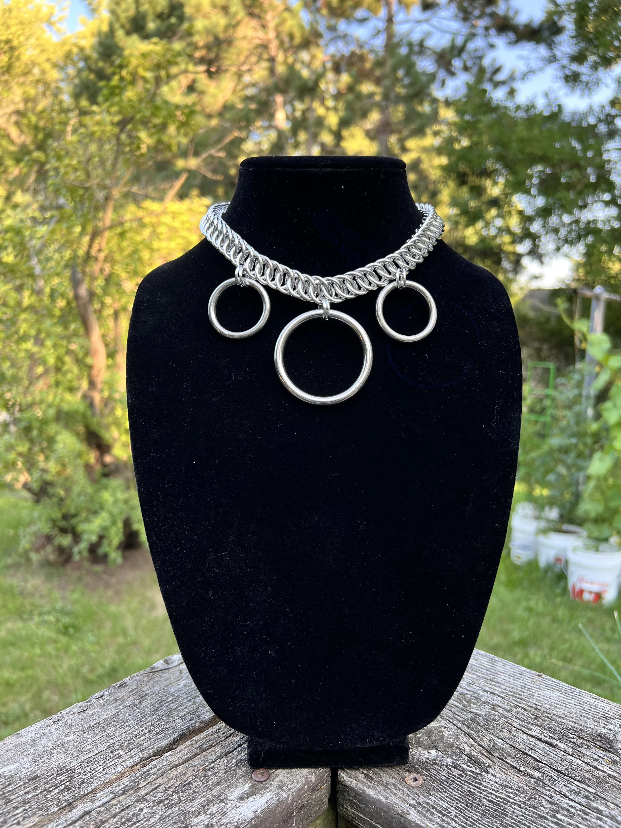 Triple O Ring Necklace
