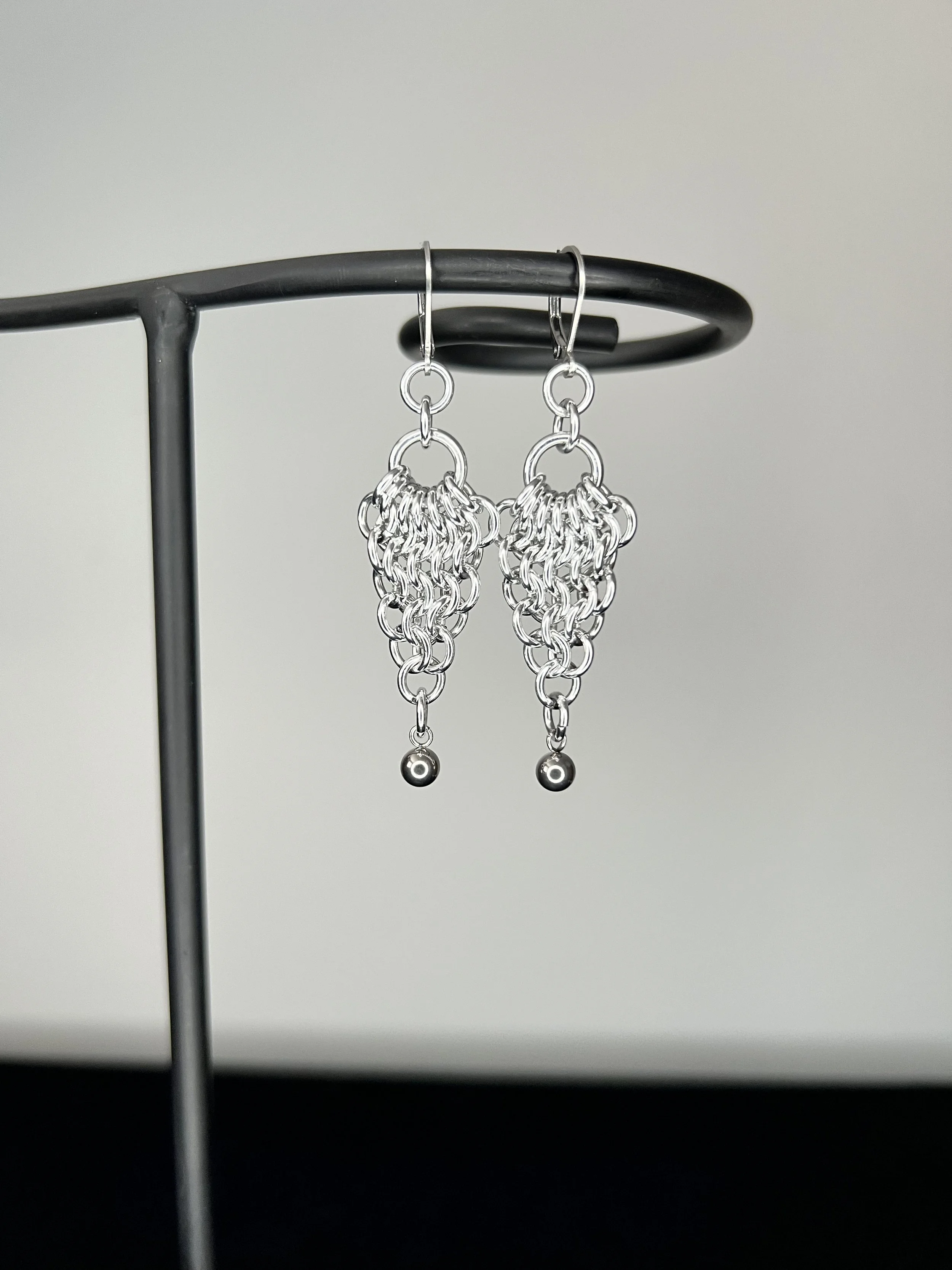 Half Triangle Earrings