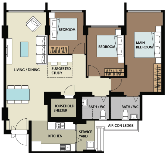 BTO Garden Vines @ Tengah 5-room Virtual Home Review — IDIT.SG Interior ...