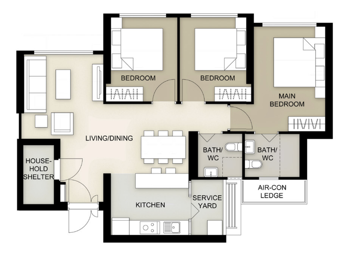 BTO Jurong East Toh Guan Grove 4-room Virtual Home Review — IDIT.SG ...