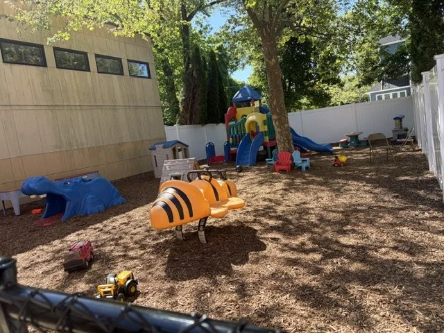 Our enclosed playground
