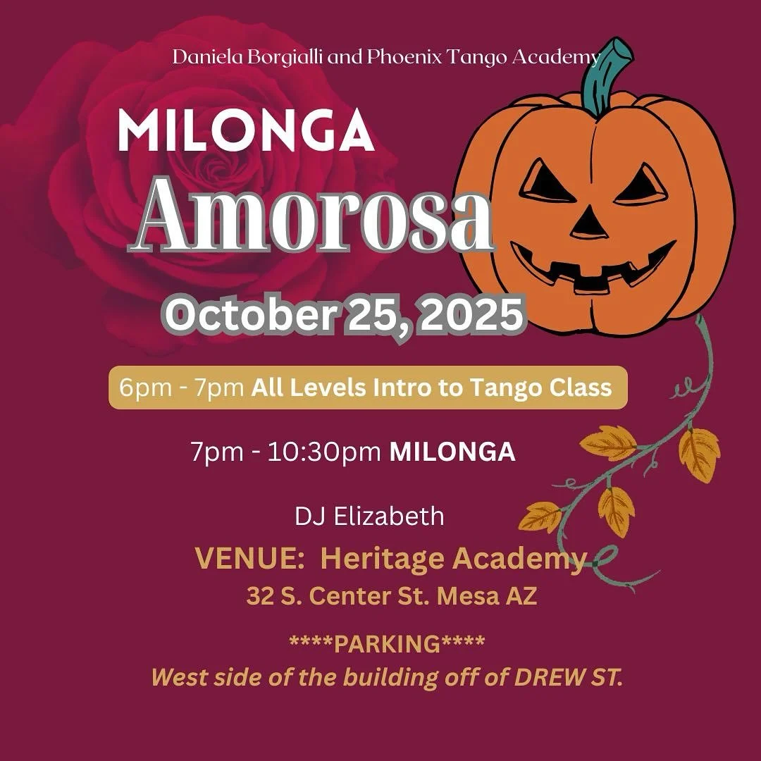 Hope it&rsquo;s on your calendar !!! #milongaamorosa