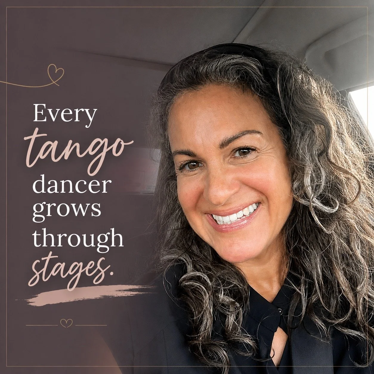 Every tango dancer grows through stages.

And there is no finish line when it comes to learning tango. I think we move through different stages, and each one teaches us something important.

Many leaders begin by believing they have to make everythin