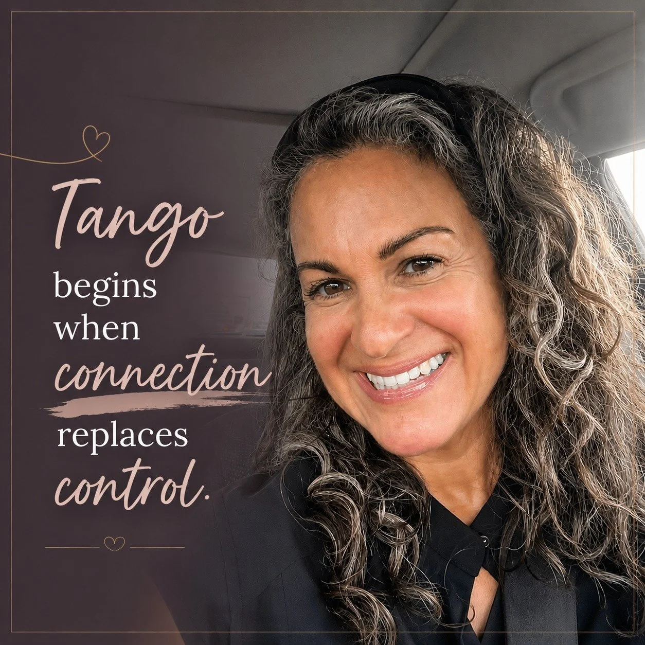Tango begins when connection replaces control!

There are a couple of ideas that I hear over and over again when people start learning tango. One is that leading means making the other person move. Another is that following means simply going along f