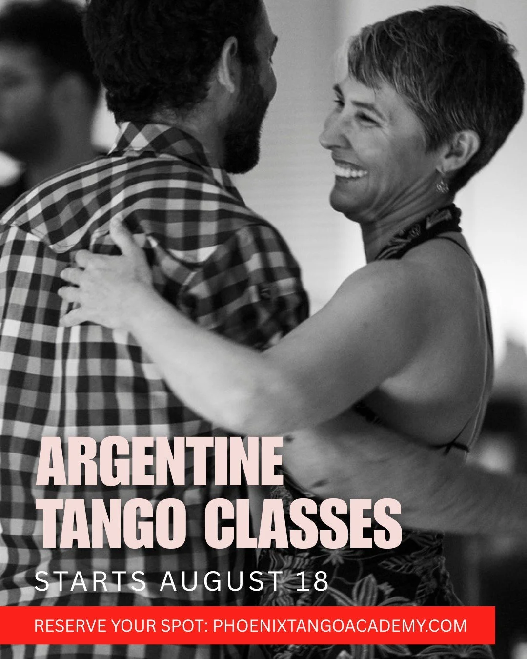 This is what we mean when we say tango is about more than the steps.

Yes, you'll learn technique. You'll learn to listen to the music, communicate through movement, and dance with another person.

But you'll also laugh. You'll meet people. You'll ch