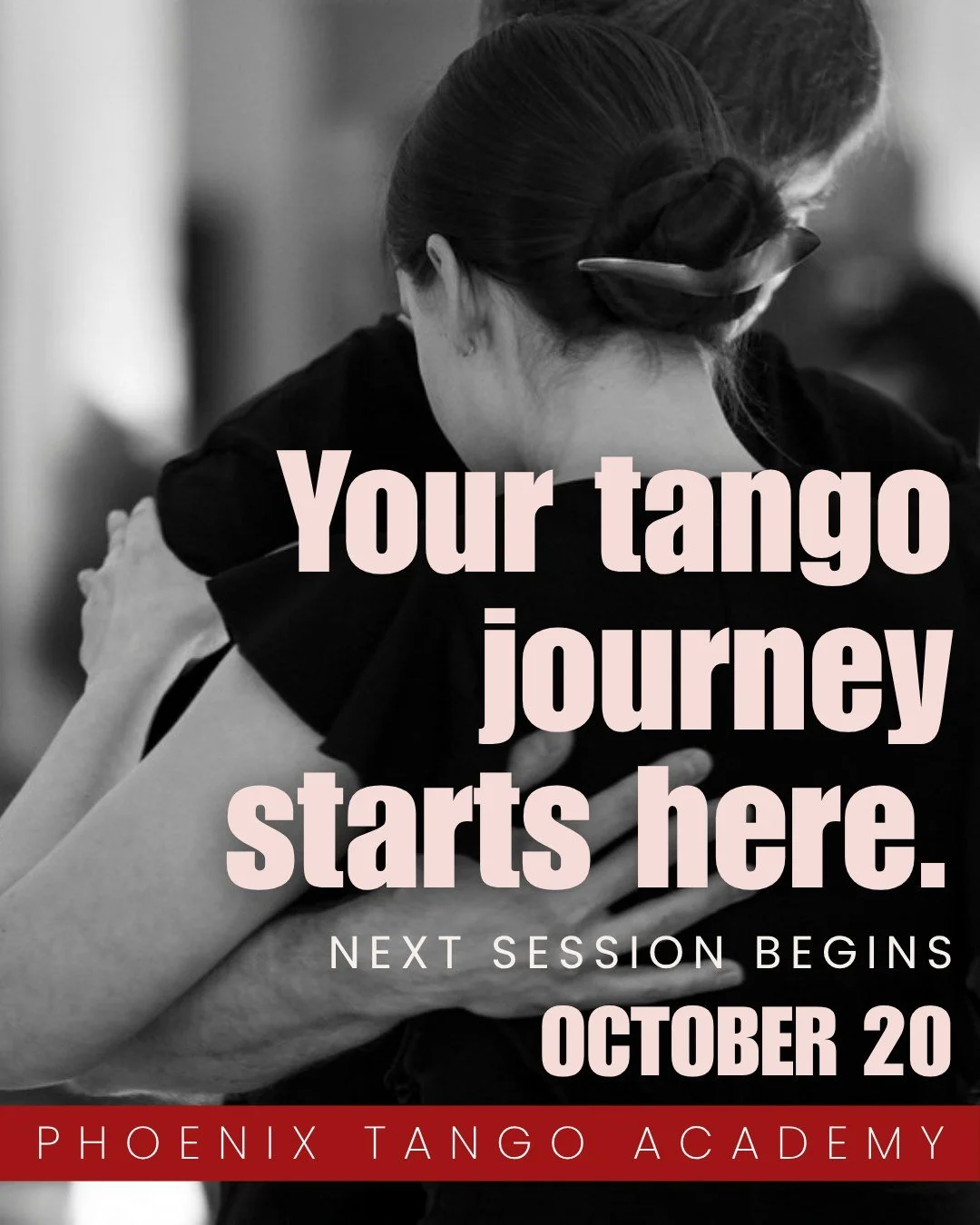 The hardest part of learning something new is often walking through the door.
⠀
Will I be any good at it?
Will everyone else know what they're doing?
What if I make a mistake?
⠀
Here's something worth remembering: every experienced tango dancer was o