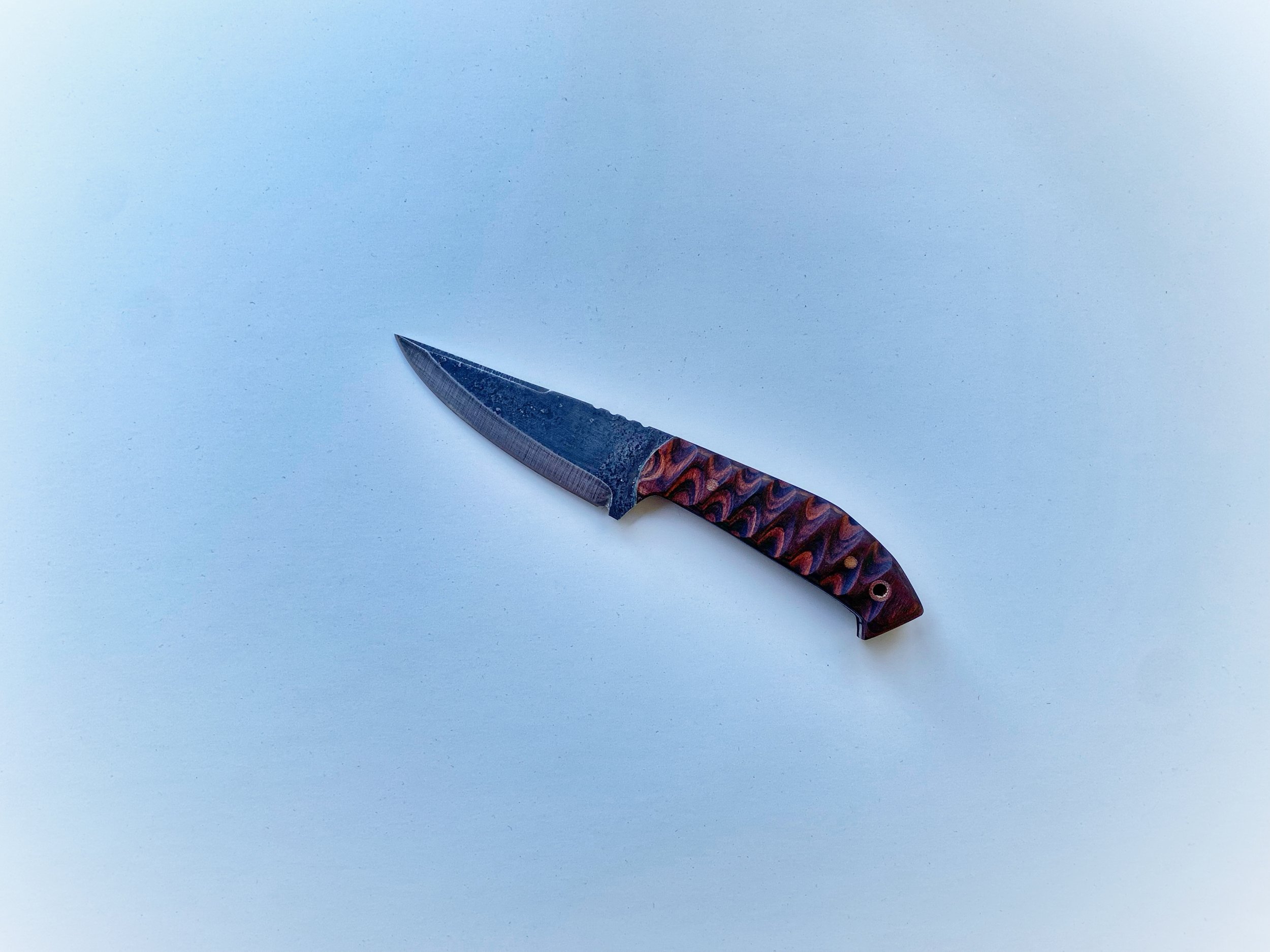 One off with Dymalux and micarta pins