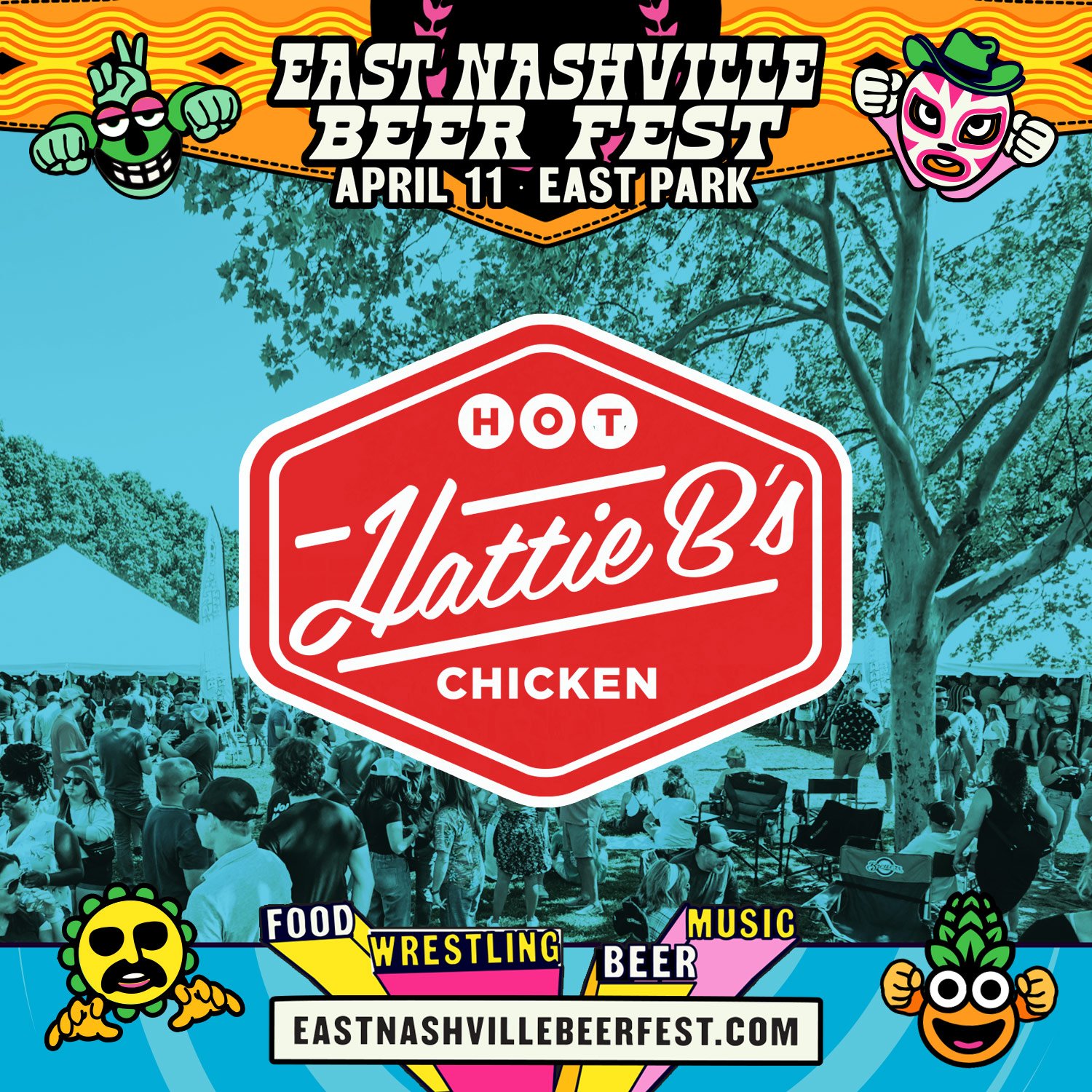 Cold beer. Hot chicken. Corn hole. 🍗🍺🎯

The trifecta of a perfect Nashville day is officially coming to the East Nashville Beer Festival! We are beyond stoked to welcome the legends at @hattiebs to the ENBF family this year. Did you know Hattie B&