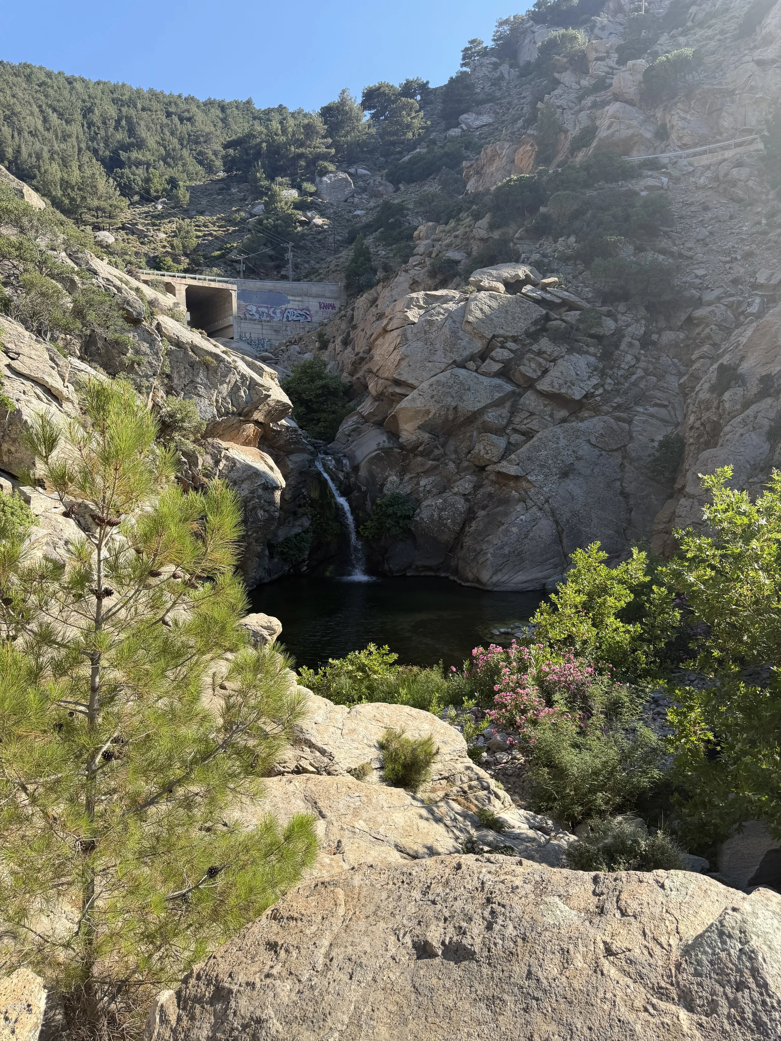 Ikaria, waterfall near Nas