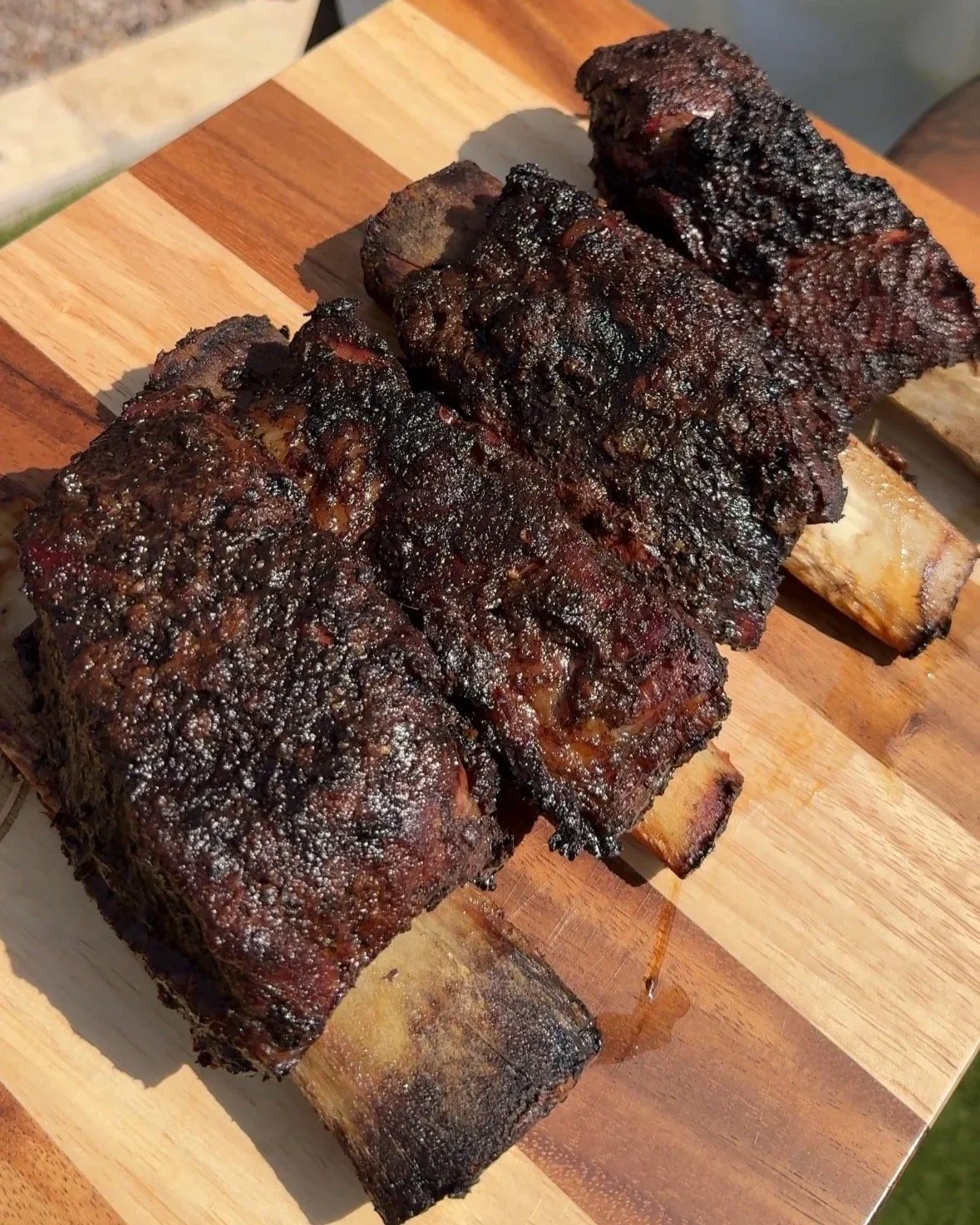 Jerk-Smoked Beef Party Ribs