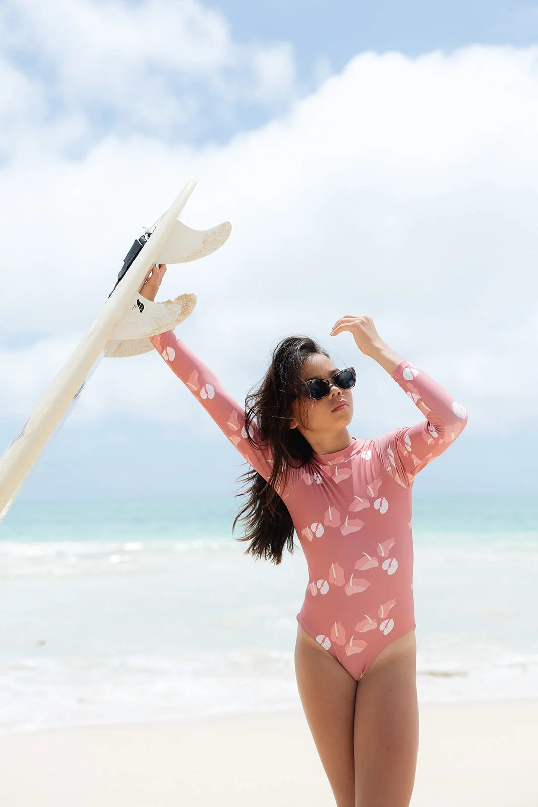 Anthuria Long Sleeve One-Piece Swim