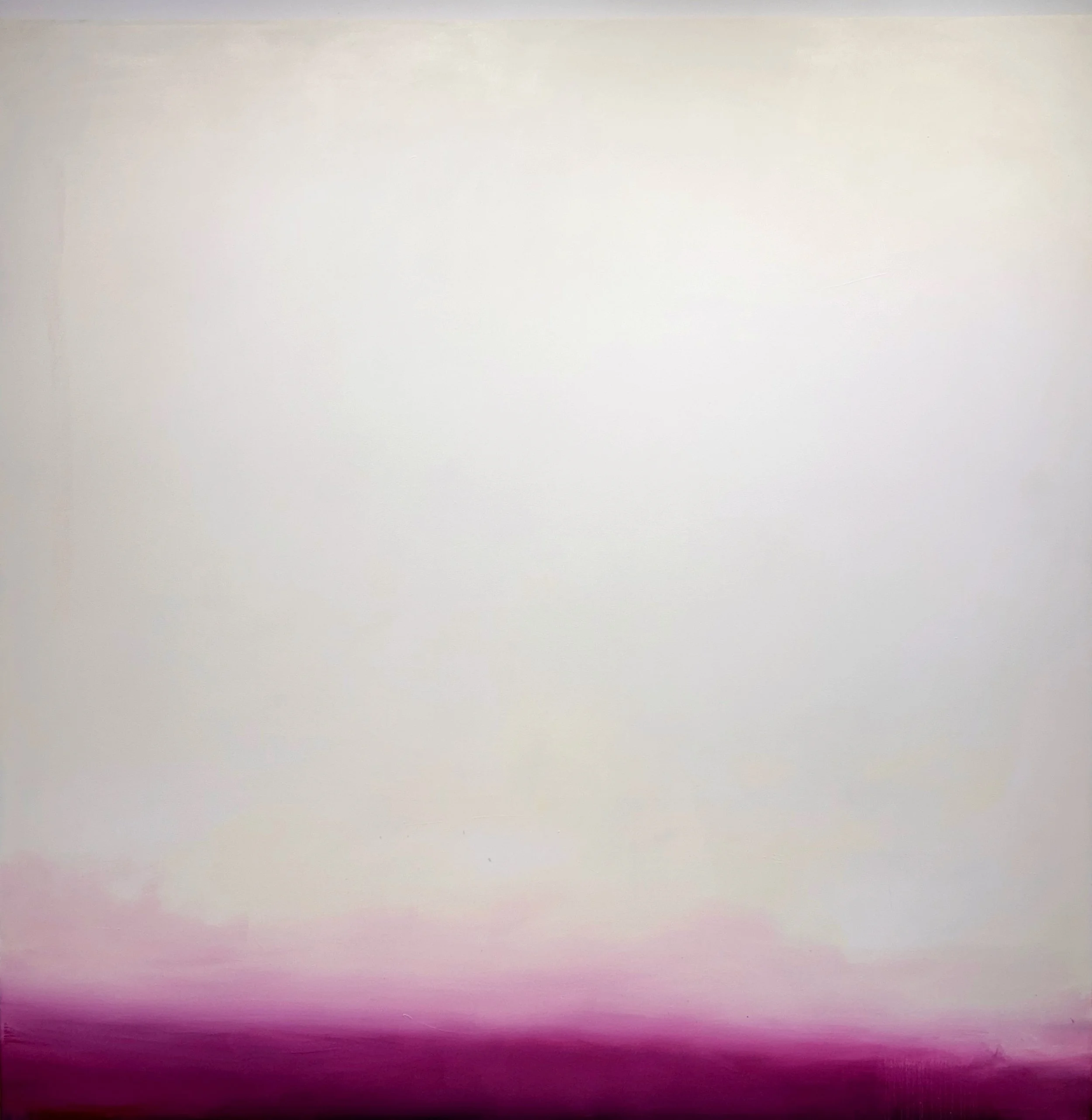 Magenta on the Verge, oil on canvas, 93x93
