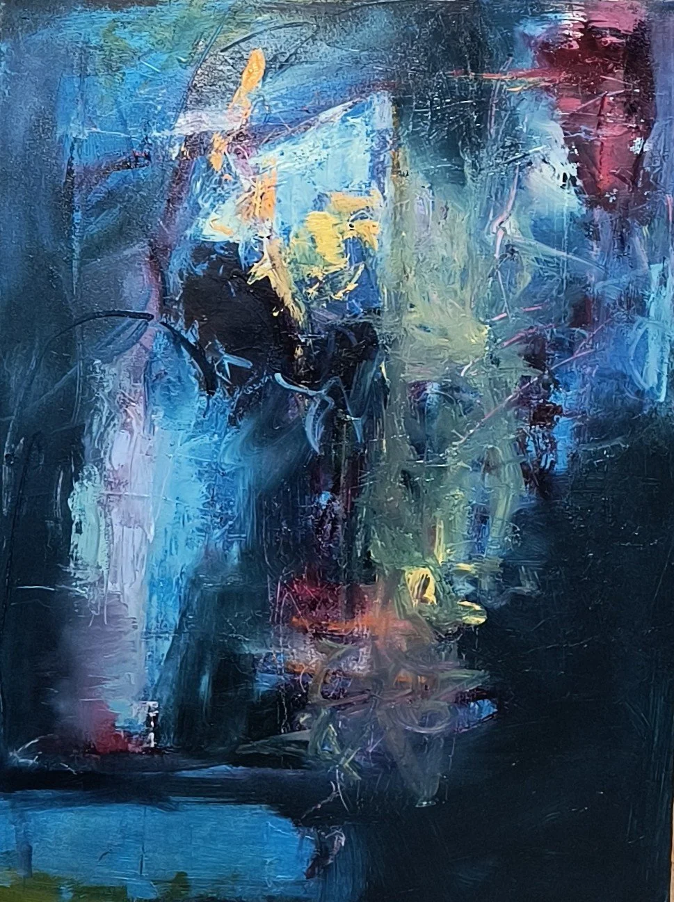 Theseus and the Minotaur, oil on canvas, 30x40