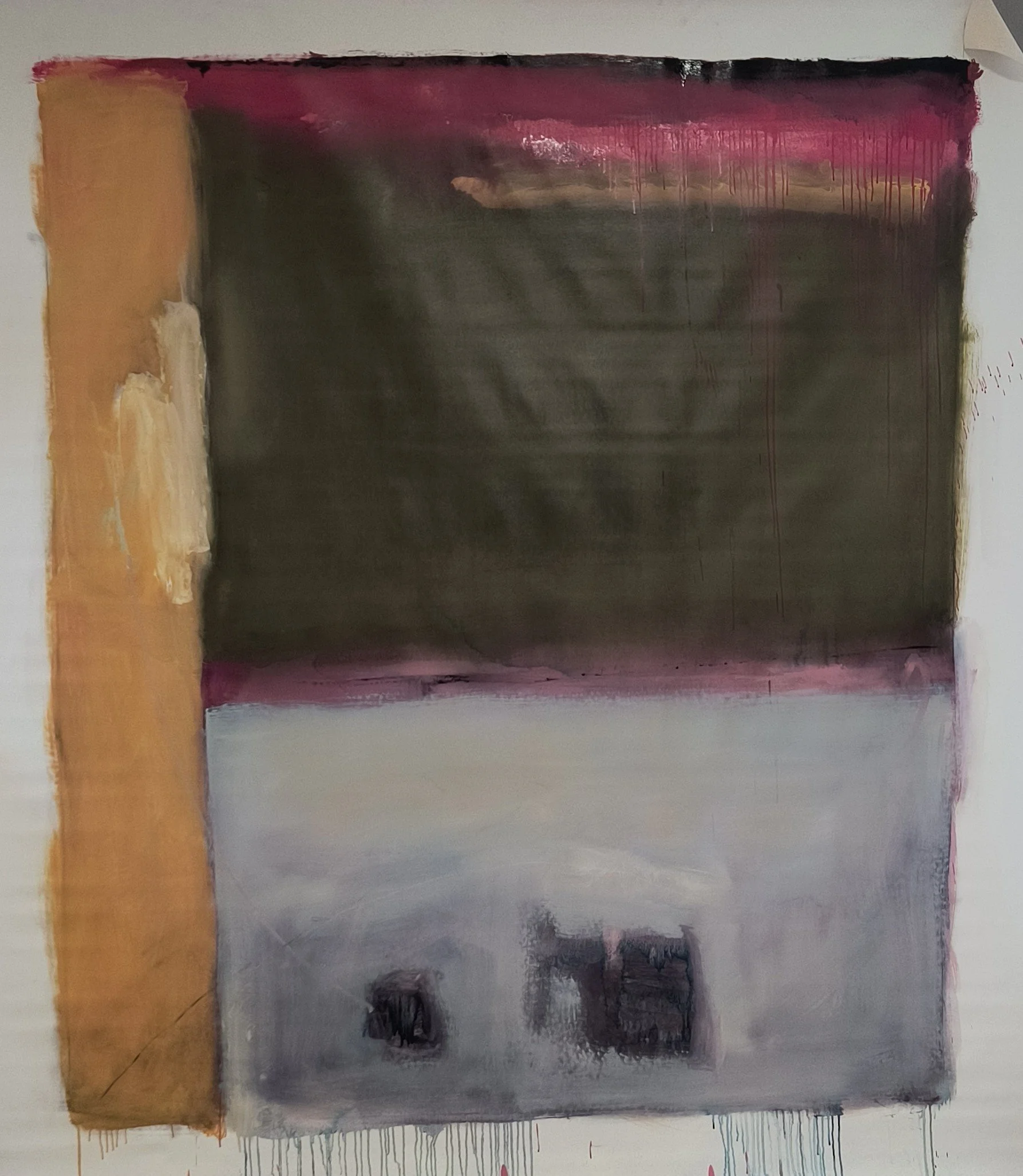 Waning Maple, oil on canvas, 72x80