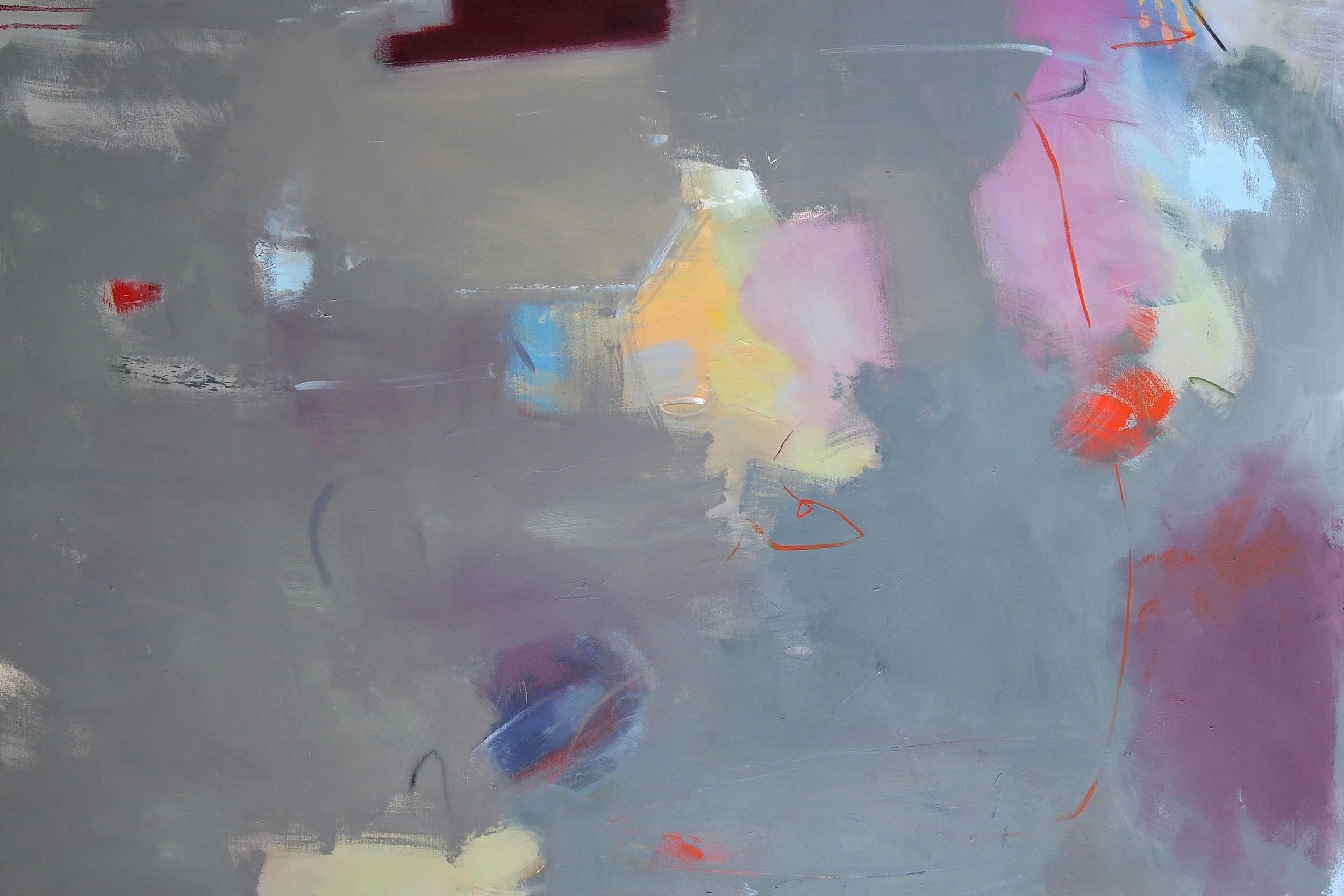 Floating Fields, oil on canvas, 72x48 sold