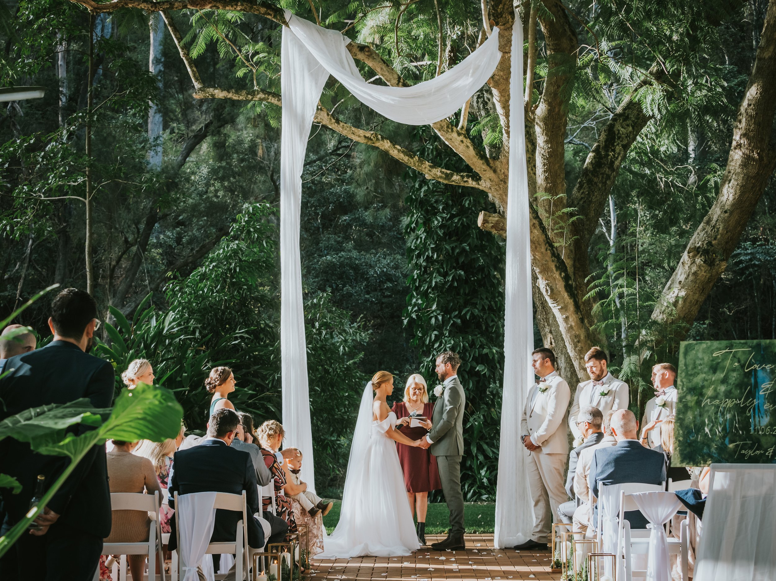 Ceremony wide angle Brisbane Bundaleer Rainforest Gardens Wedding.jpg