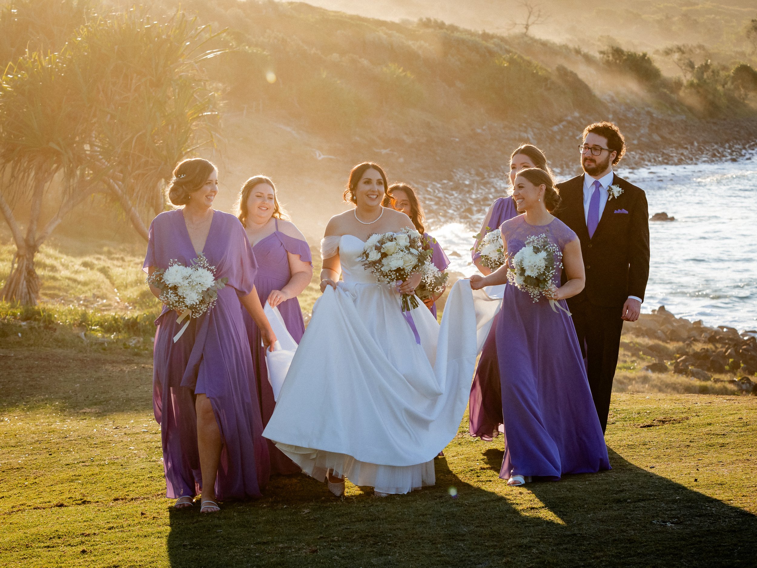 BYRON BAY LENNOX WEDDING BRIDAL GOLDEN SUN.jpg